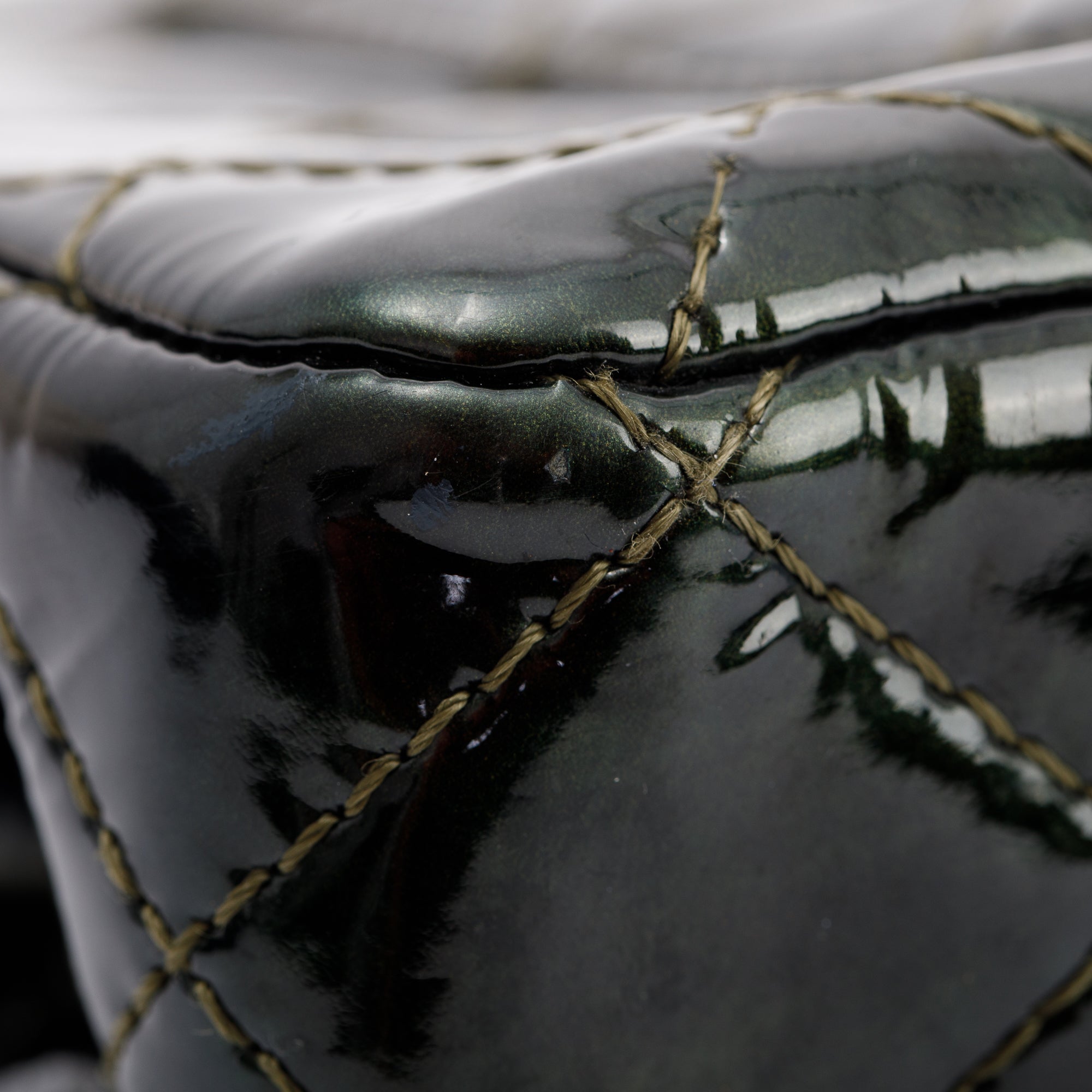 Chanel Patent Leather 2.55 Reissue 227 Double Flap Bag