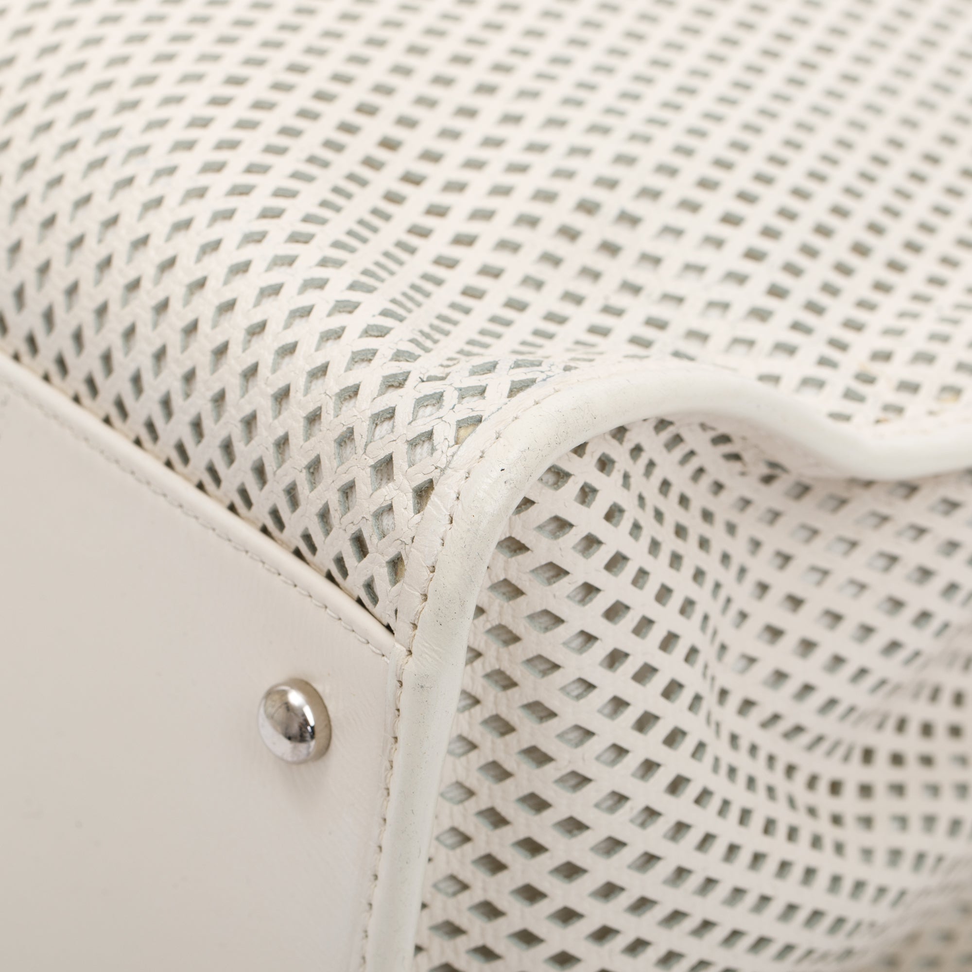 Chanel Perforated Leather Up In The Air Tote w/ Authenticity Card