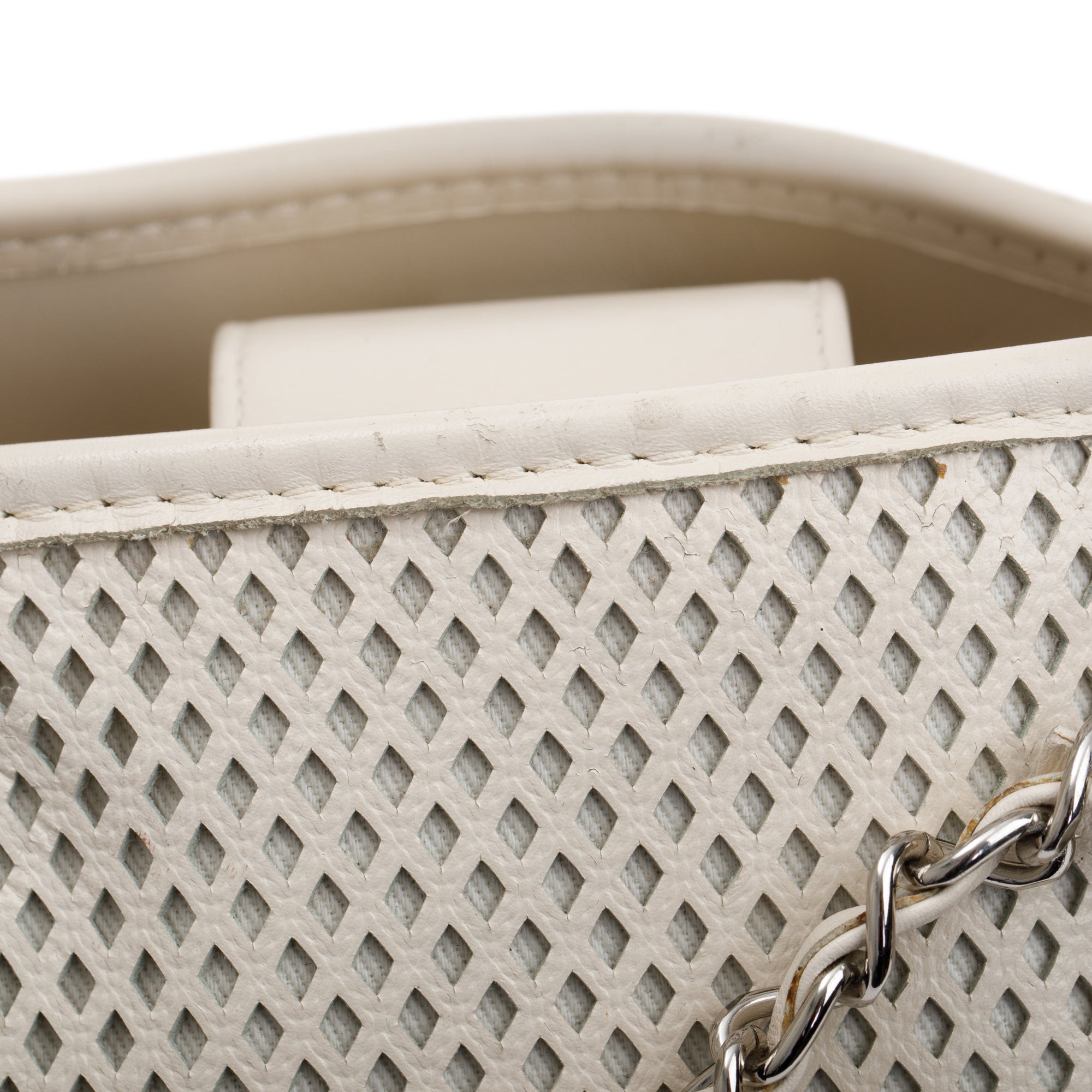 Chanel Perforated Leather Up In The Air Tote w/ Authenticity Card