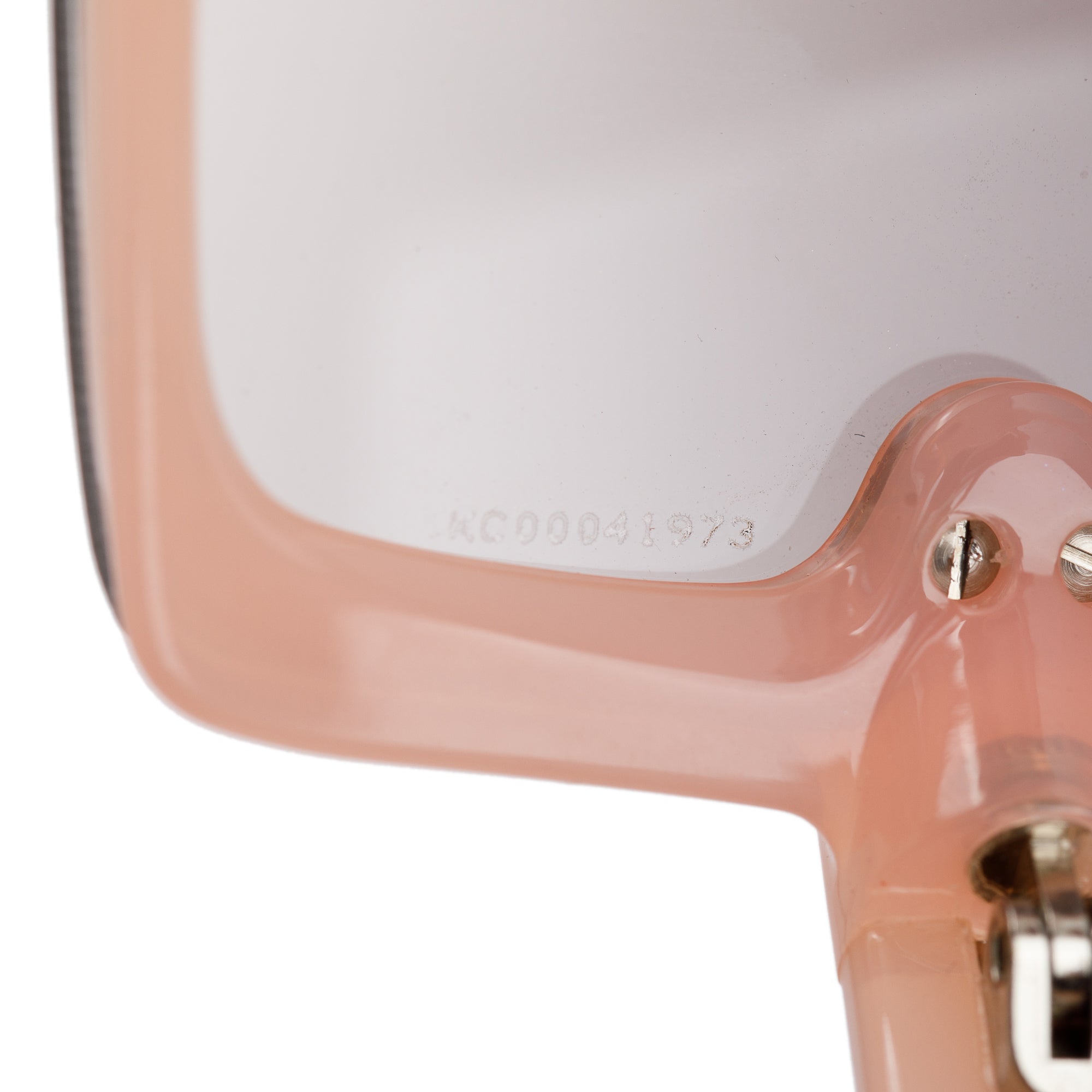 Chanel Pink CC Logo Gradient Oversize Sunglasses w/ Case