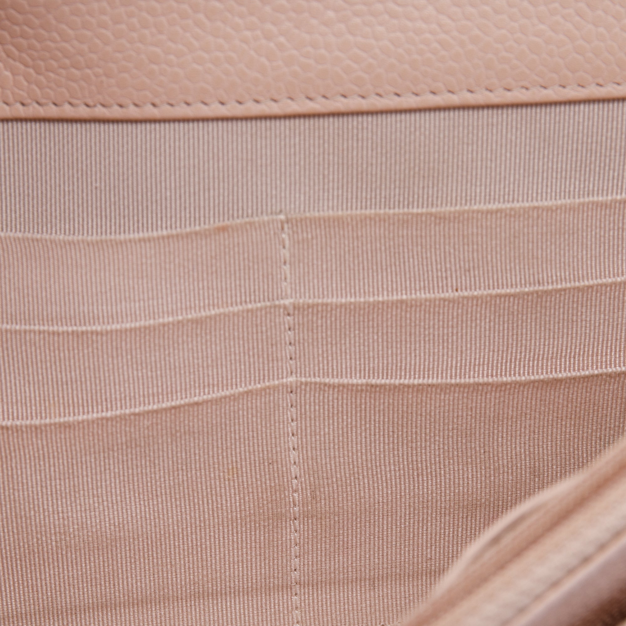 Chanel Pink Caviar Classic Wallet on Chain