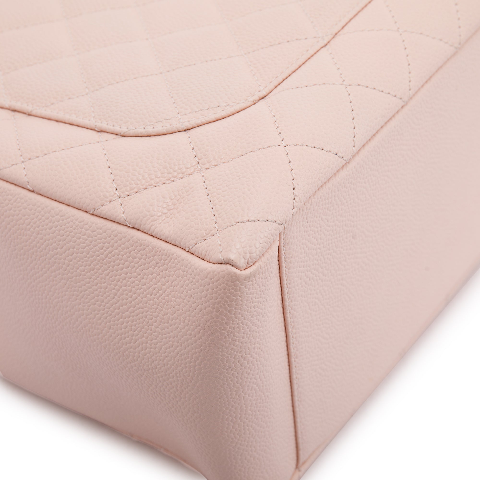 Chanel Pink Caviar Leather Grand Shopping Tote (GST) w/ Authenticity Card