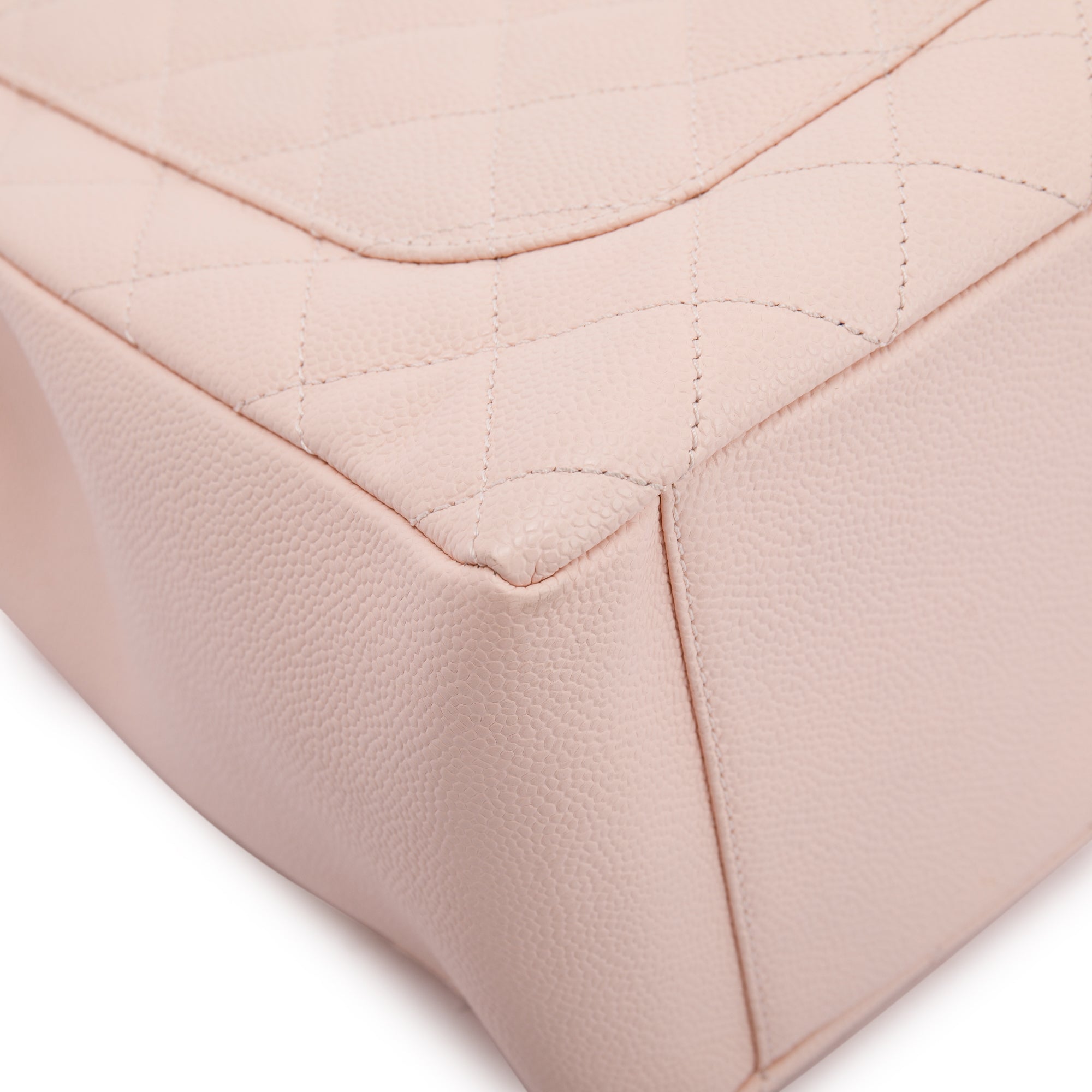 Chanel Pink Caviar Leather Grand Shopping Tote (GST) w/ Authenticity Card