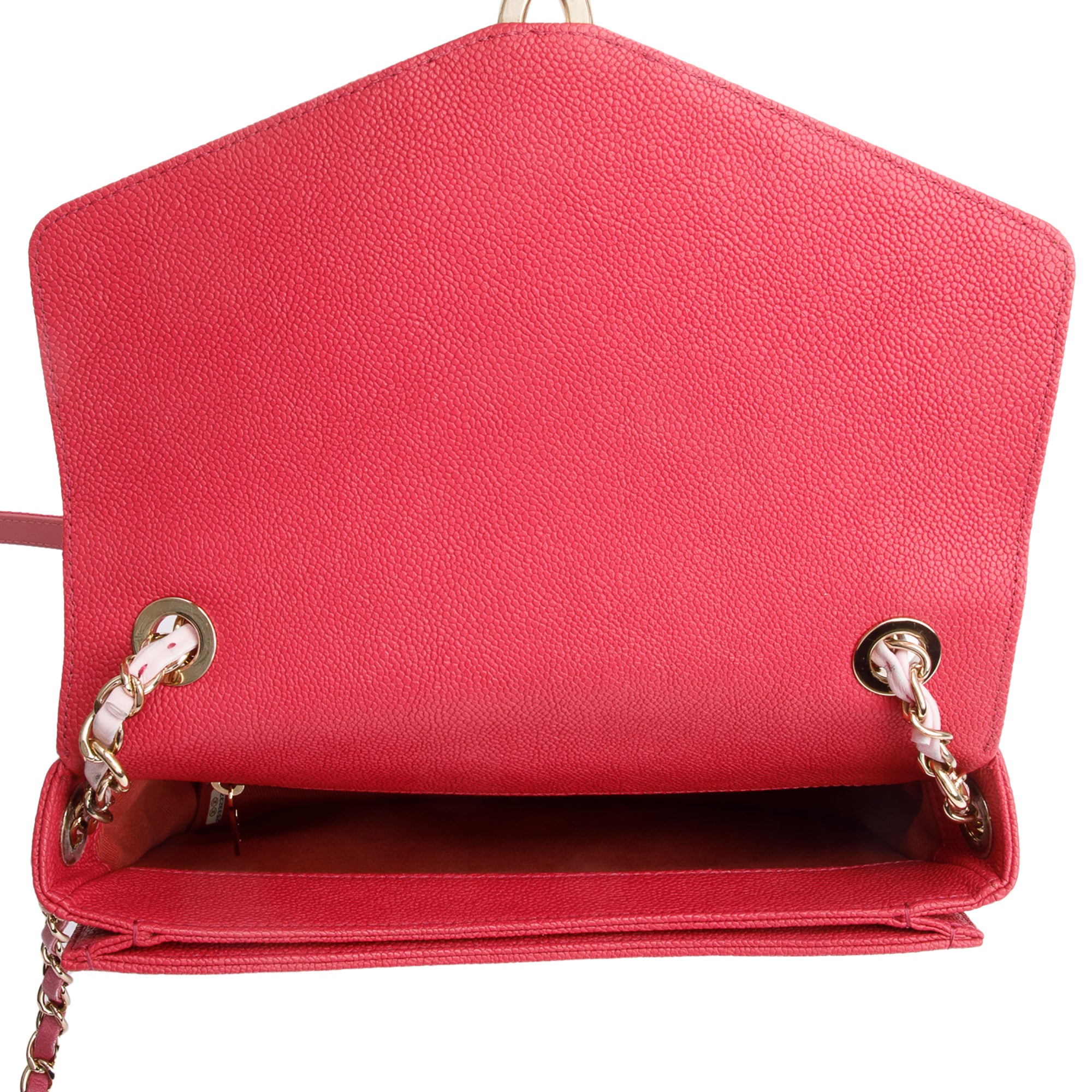 Chanel Pink Caviar Paris-Cuba Thread Around Flap Bag w/ Box & Authenticity Card