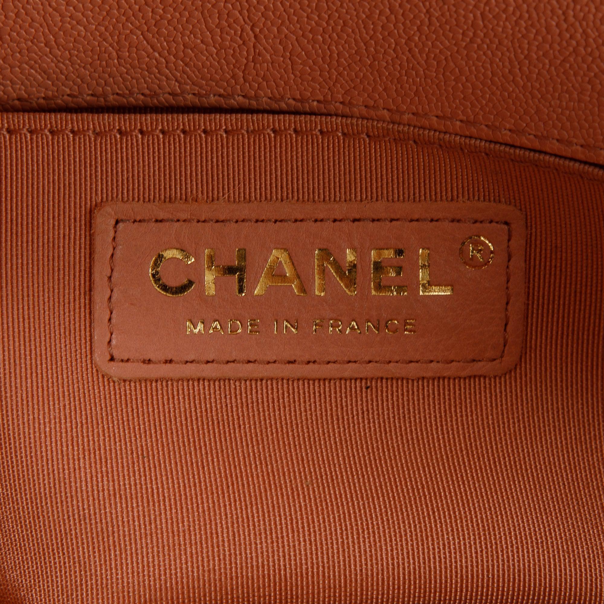 Chanel Pink Caviar Small Boy Bag