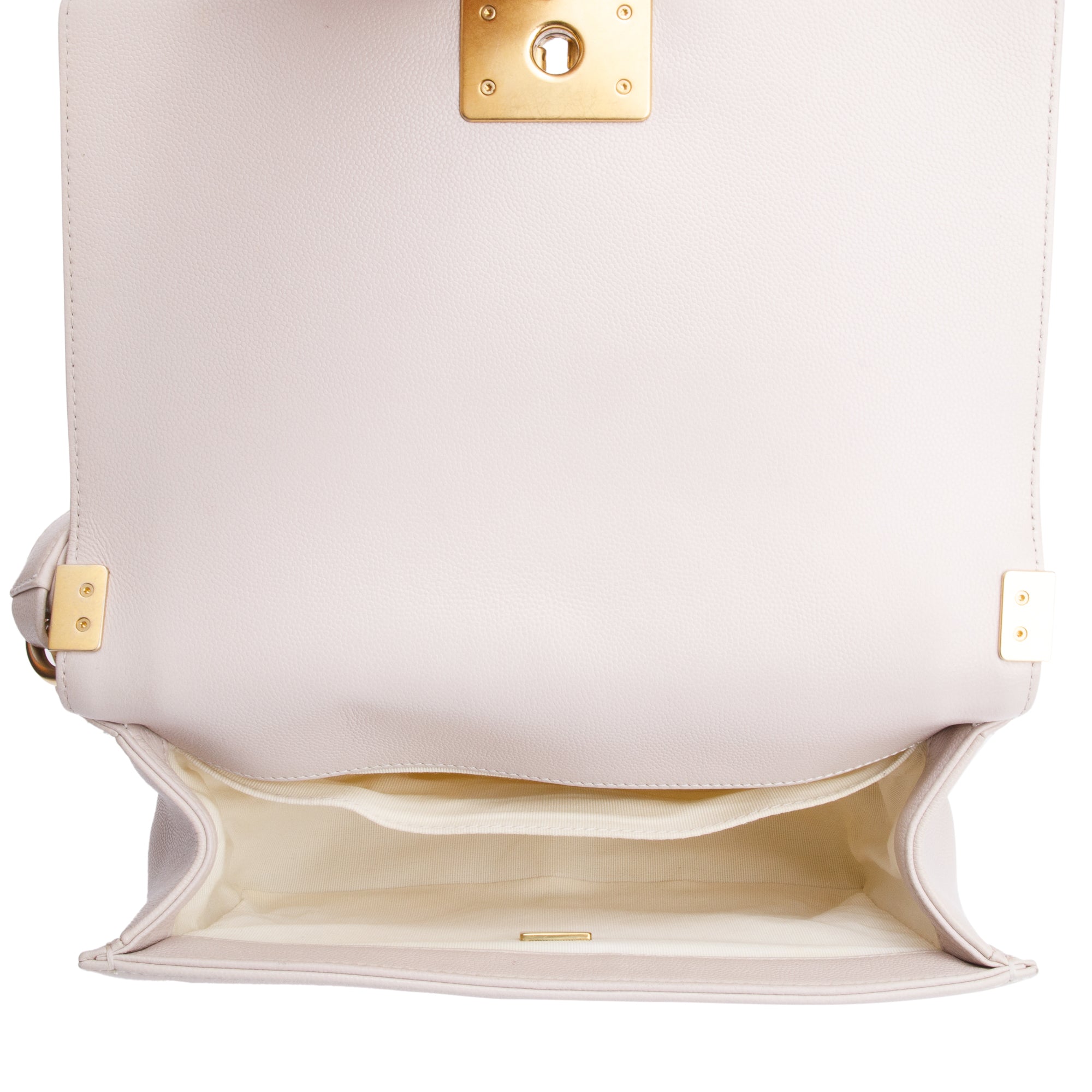 Chanel Pink Chevron Quilted Caviar Leather Medium Boy Bag