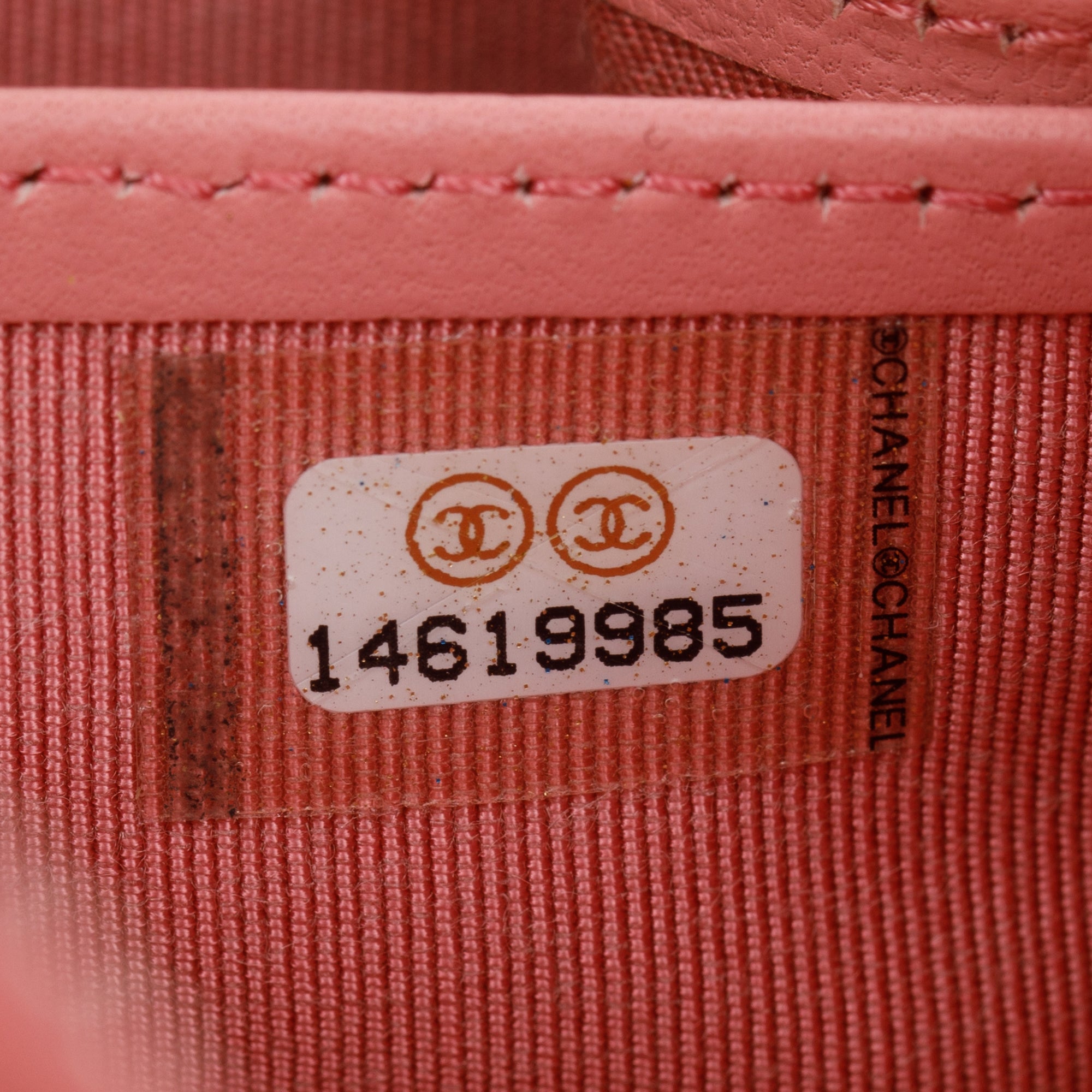 Chanel Pink Lambskin Leather Classic Long Zipped Wallet