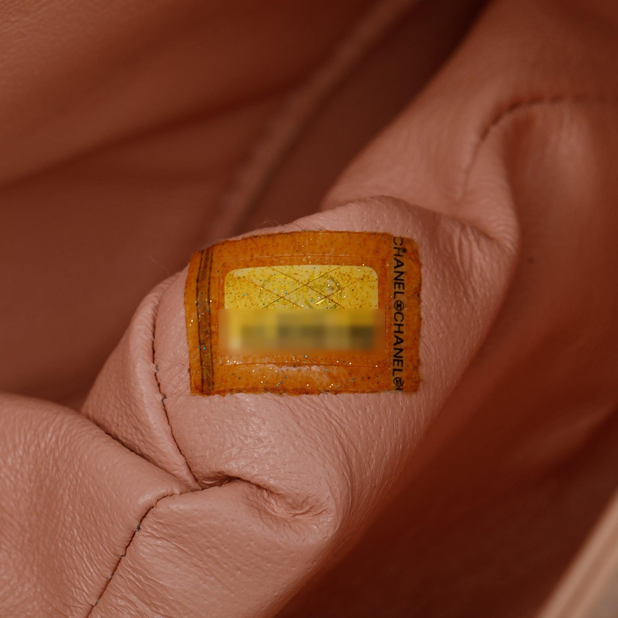 Chanel Pink Quilted Lambskin Classic Medium Double Flap Bag