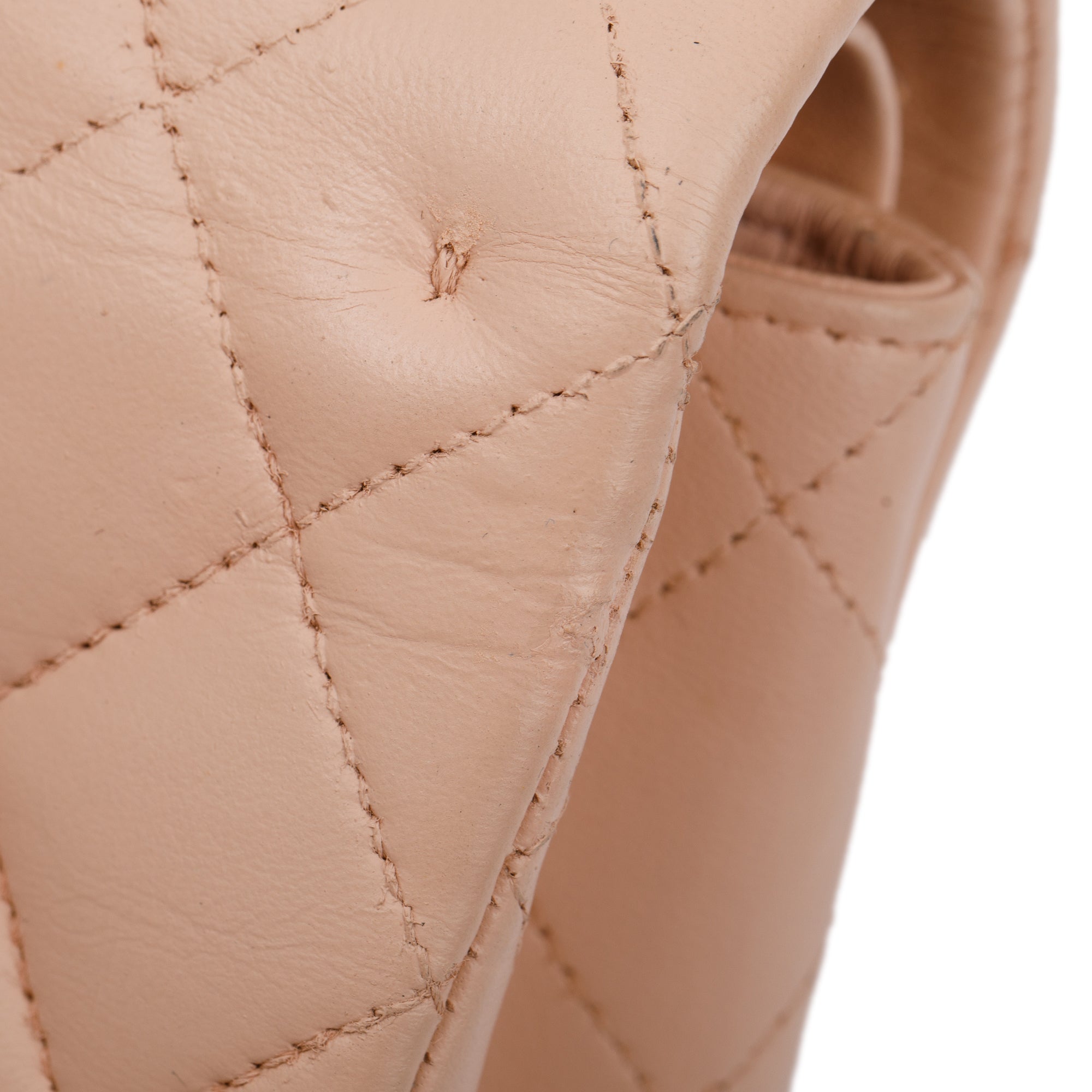 Chanel Pink Quilted Lambskin Classic Medium Double Flap Bag