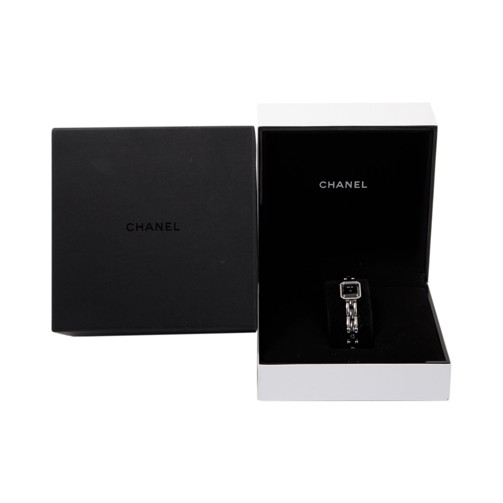 Chanel Premiere Ceramic Diamond Watch w/ Box & Papers