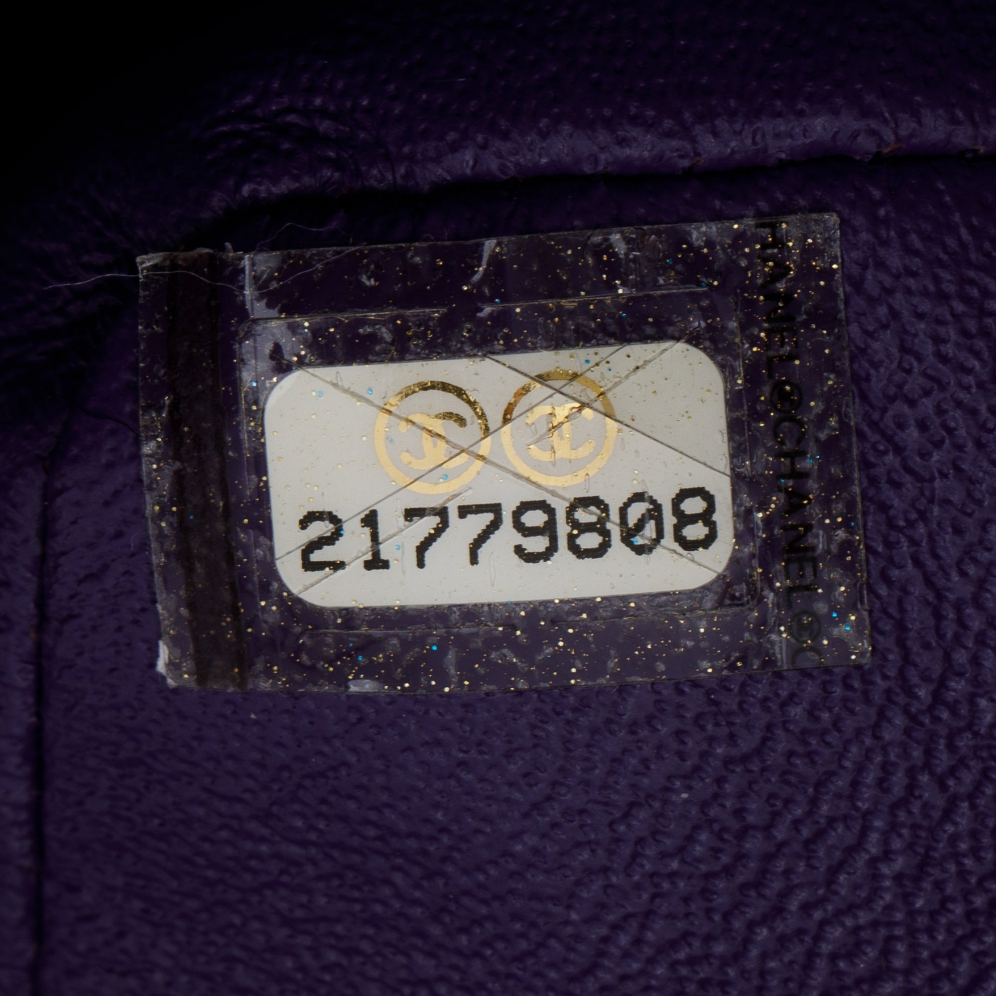 Chanel Purple Classic Medium Double Flap Bag w/ Box & Authenticity Card