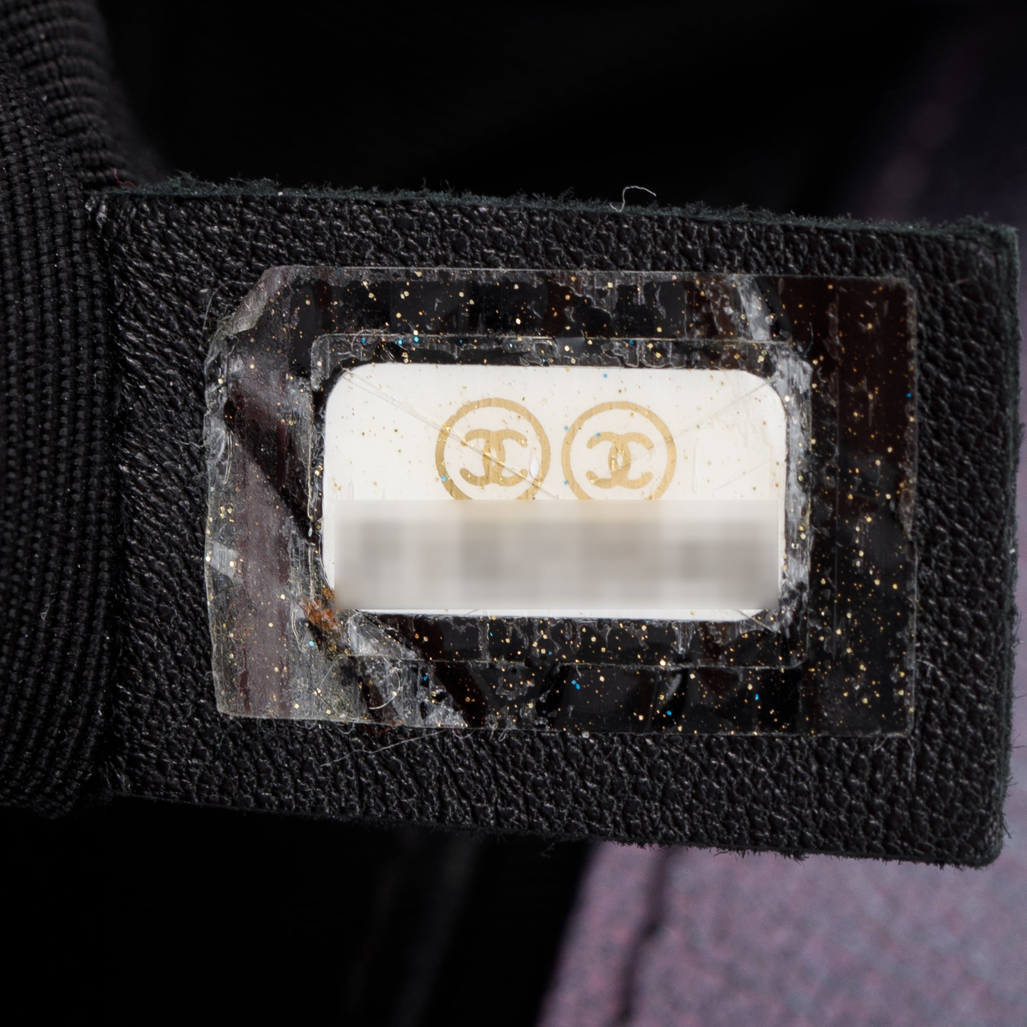 Chanel Purple Iridescent Quilted Calfskin Leather Medium Boy Bag w/ Box, Receipt & Authenticity Card