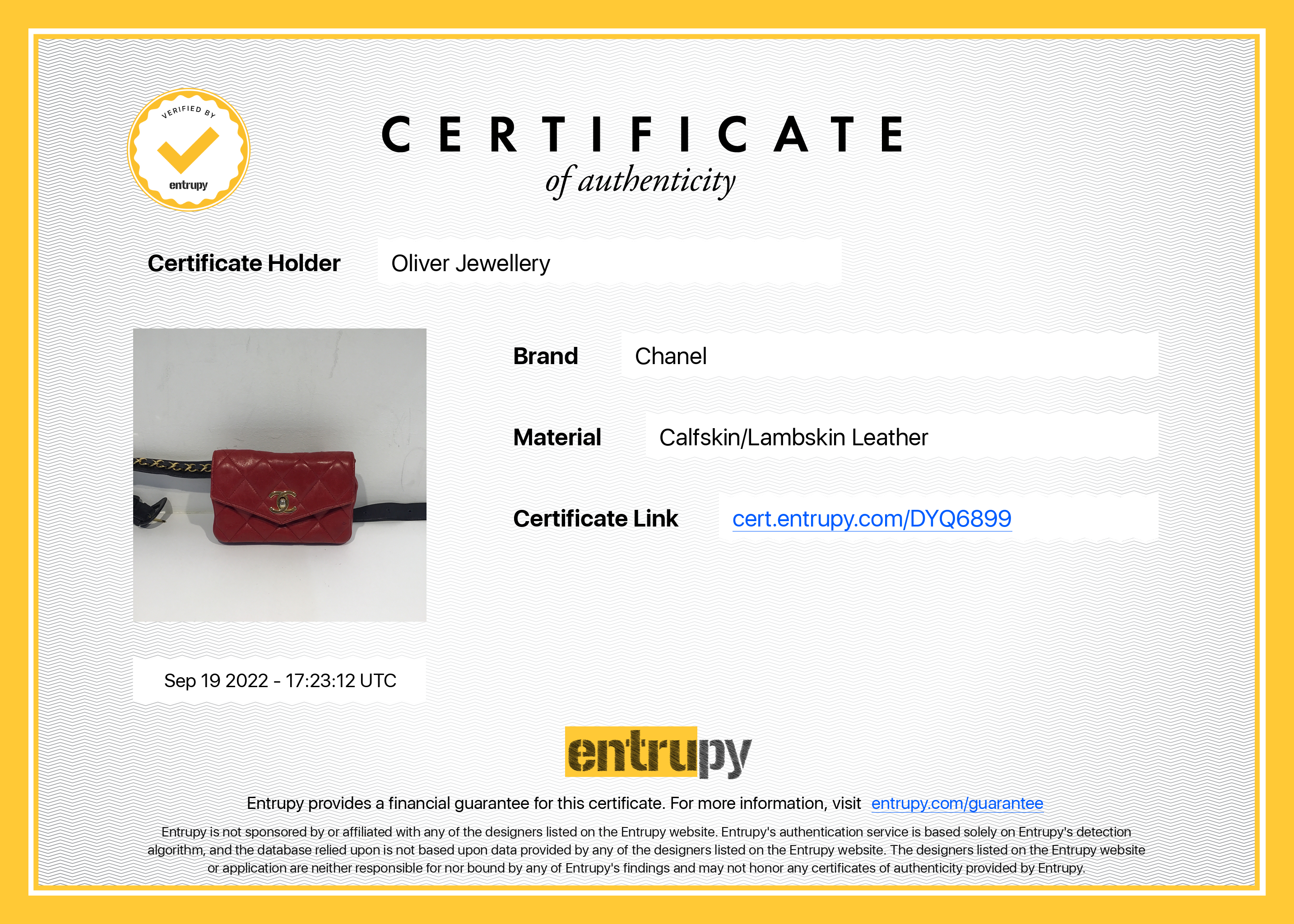 Chanel Quilted Leather Double CC Flap Belt Bag