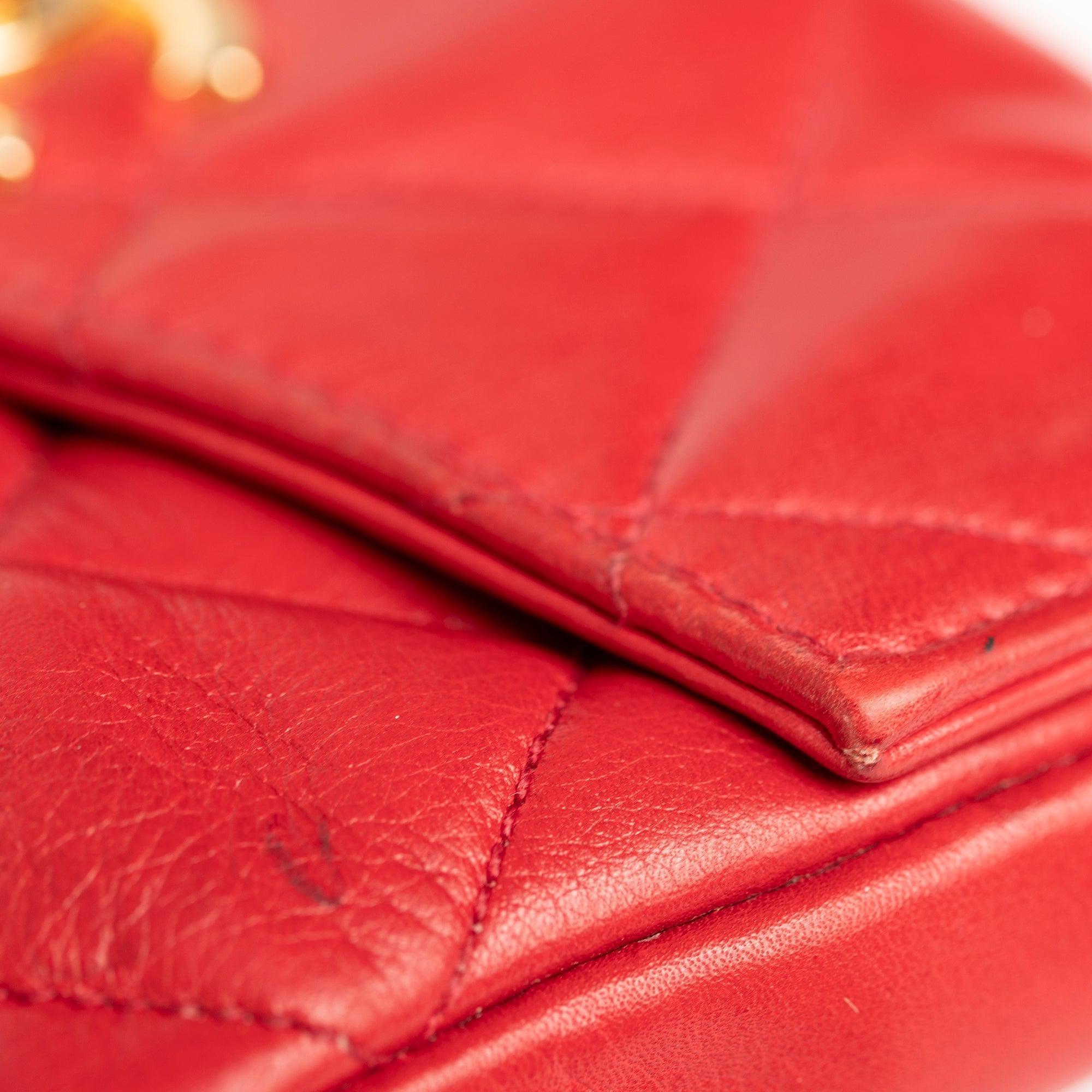 Chanel Quilted Leather Double CC Flap Belt Bag