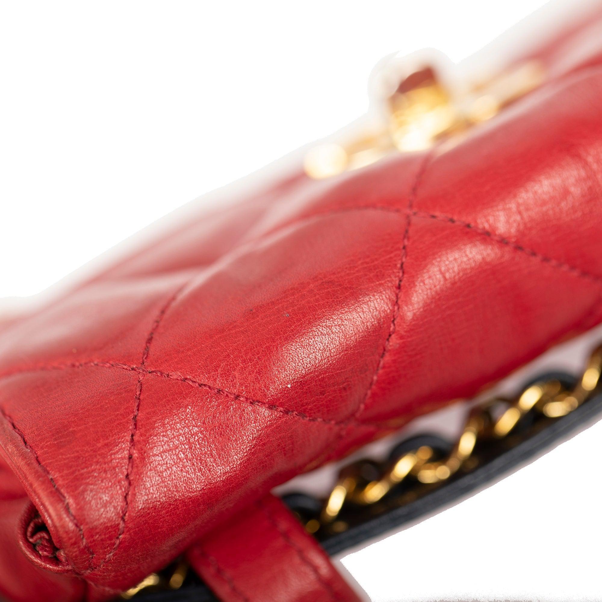 Chanel Quilted Leather Double CC Flap Belt Bag