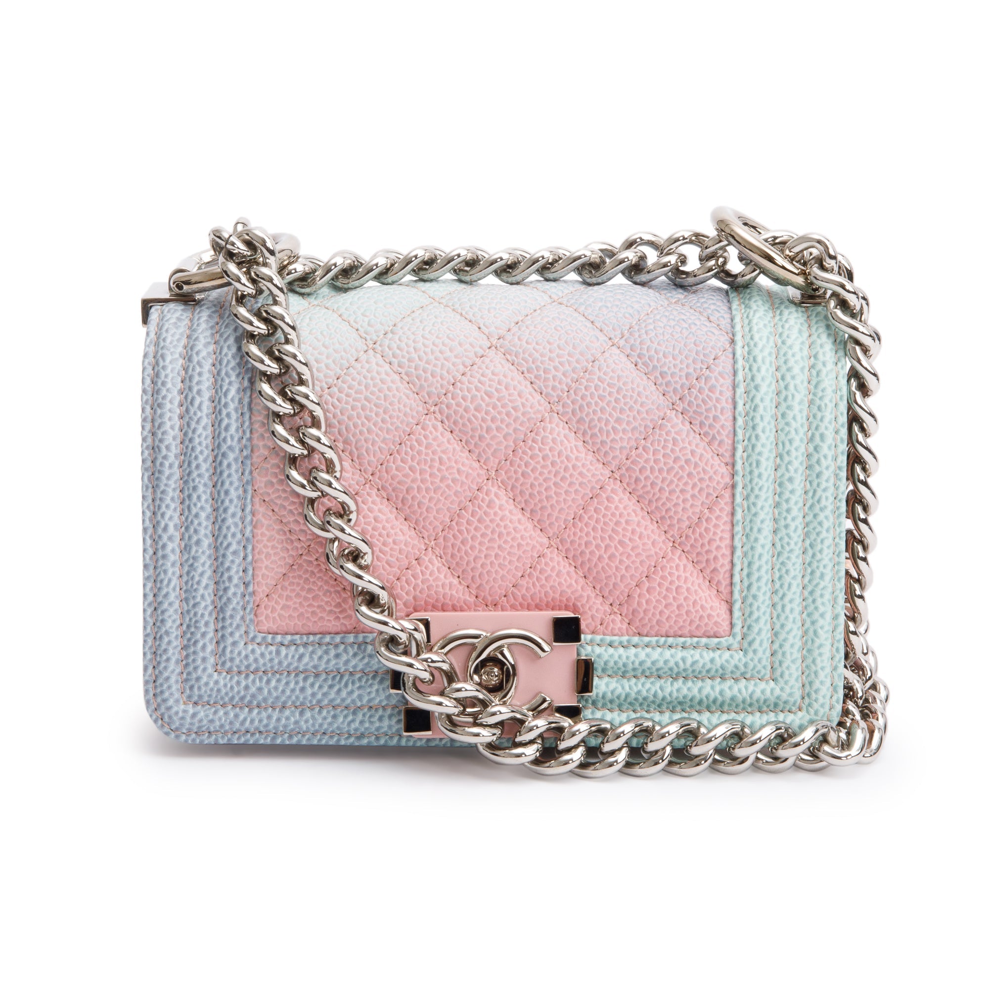 Chanel Boy Bag Chanel Purse Rainbow Flap Bag Chanel Boy Iridescent
