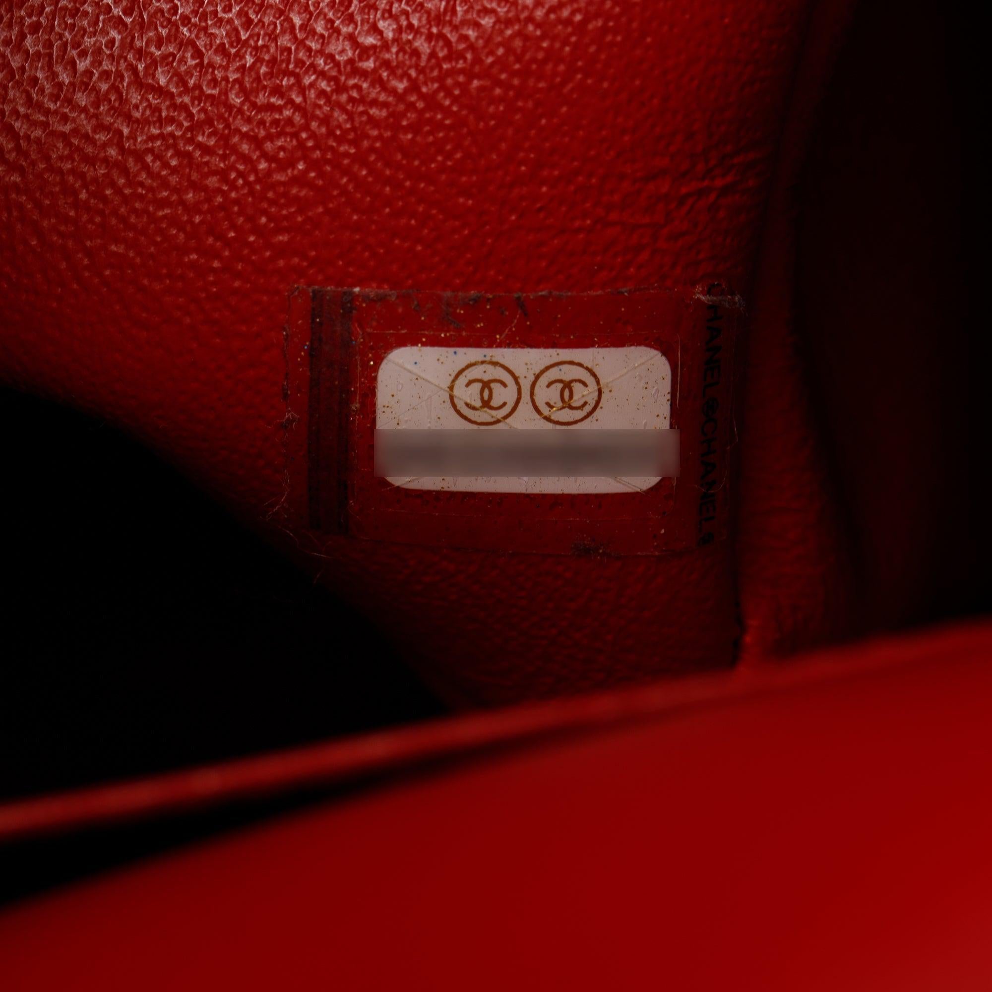 Chanel Red Calfskin Leather 2.55 Reissue 226 Double Flap Bag