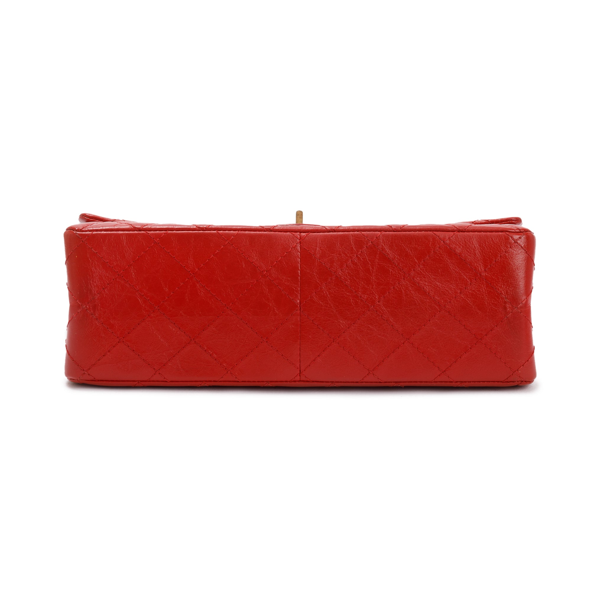 Chanel Red Calfskin Leather 2.55 Reissue 226 Double Flap Bag