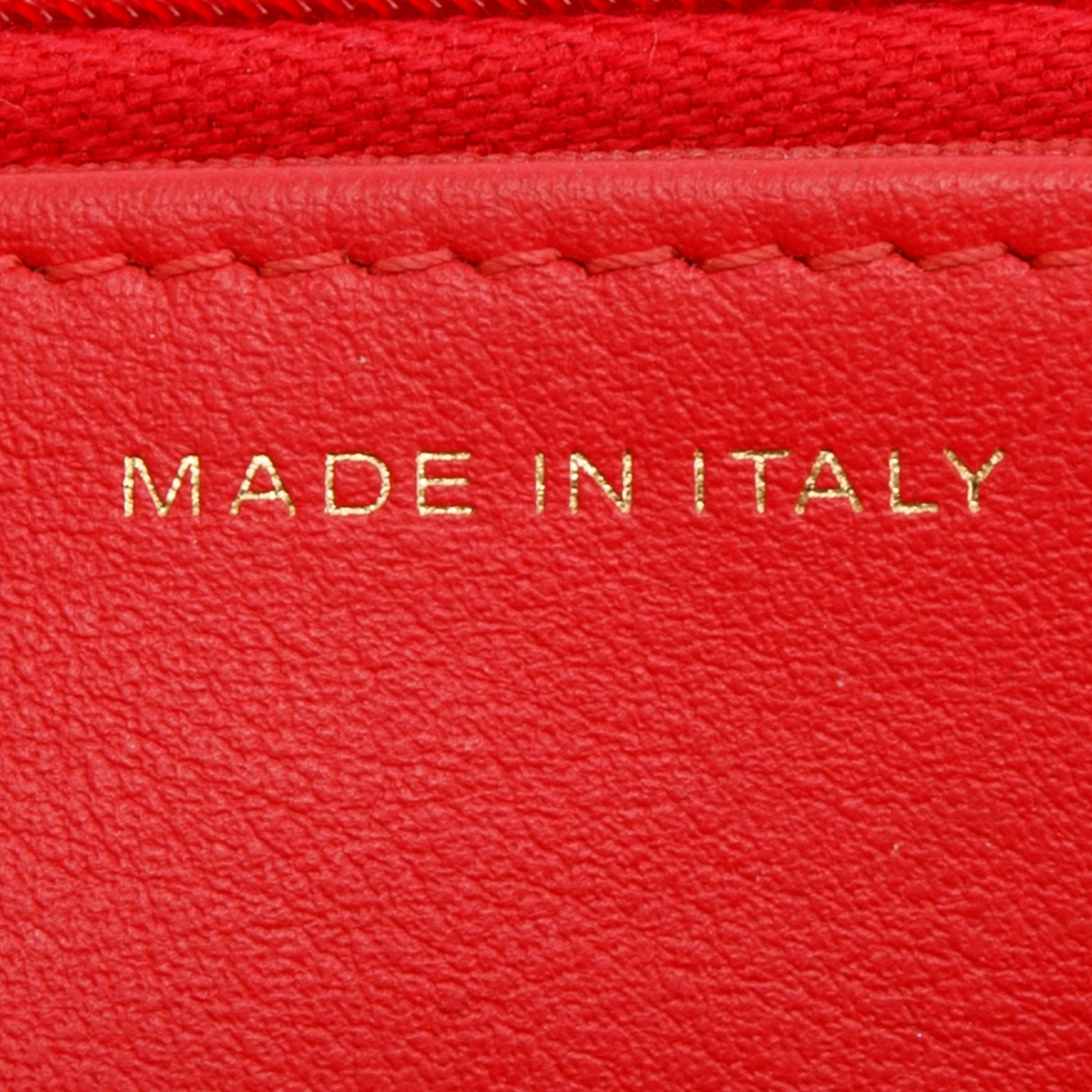 Chanel Red Caviar Classic Wallet on Chain w/ Box & Authenticity Card