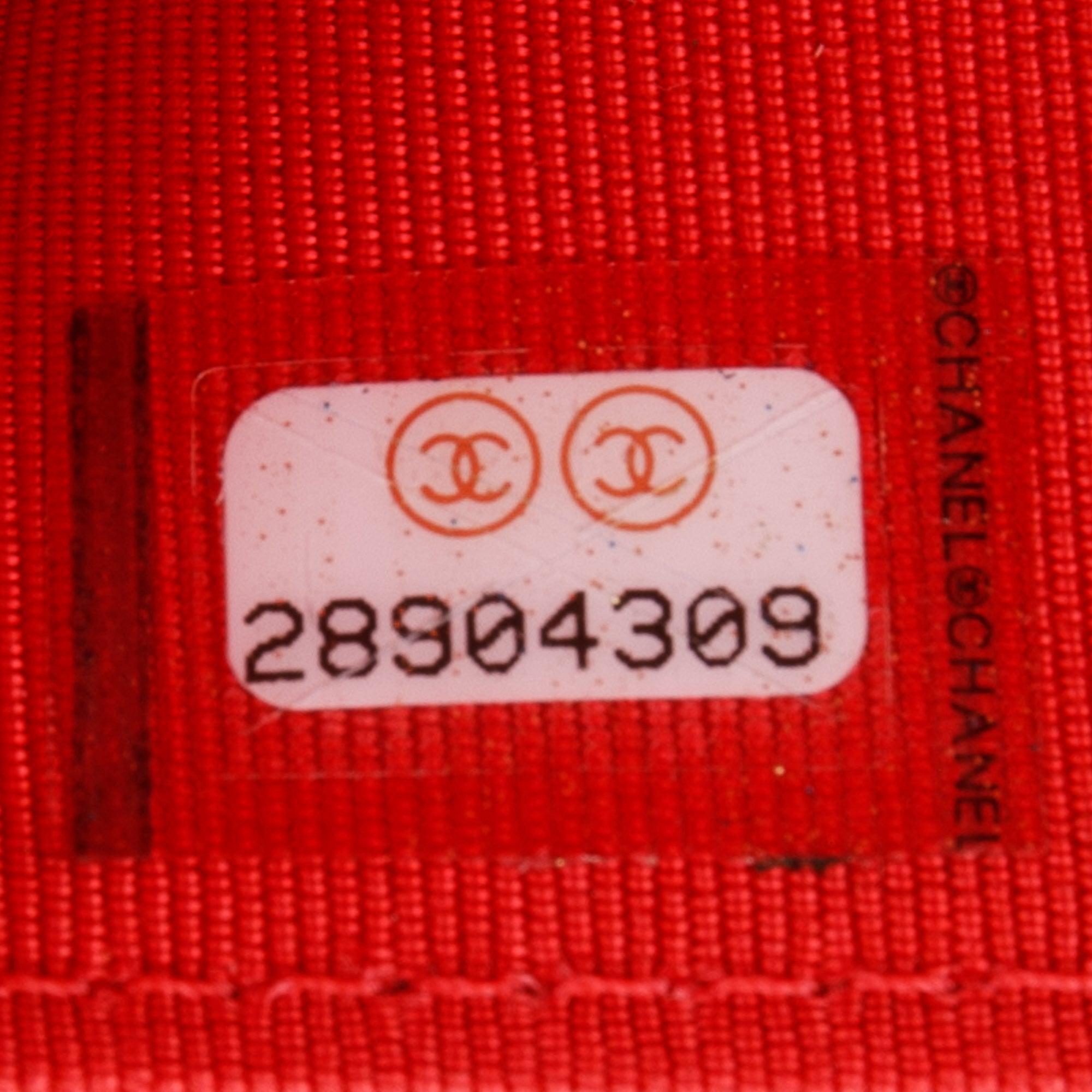 Chanel Red Caviar Classic Wallet on Chain w/ Box & Authenticity Card