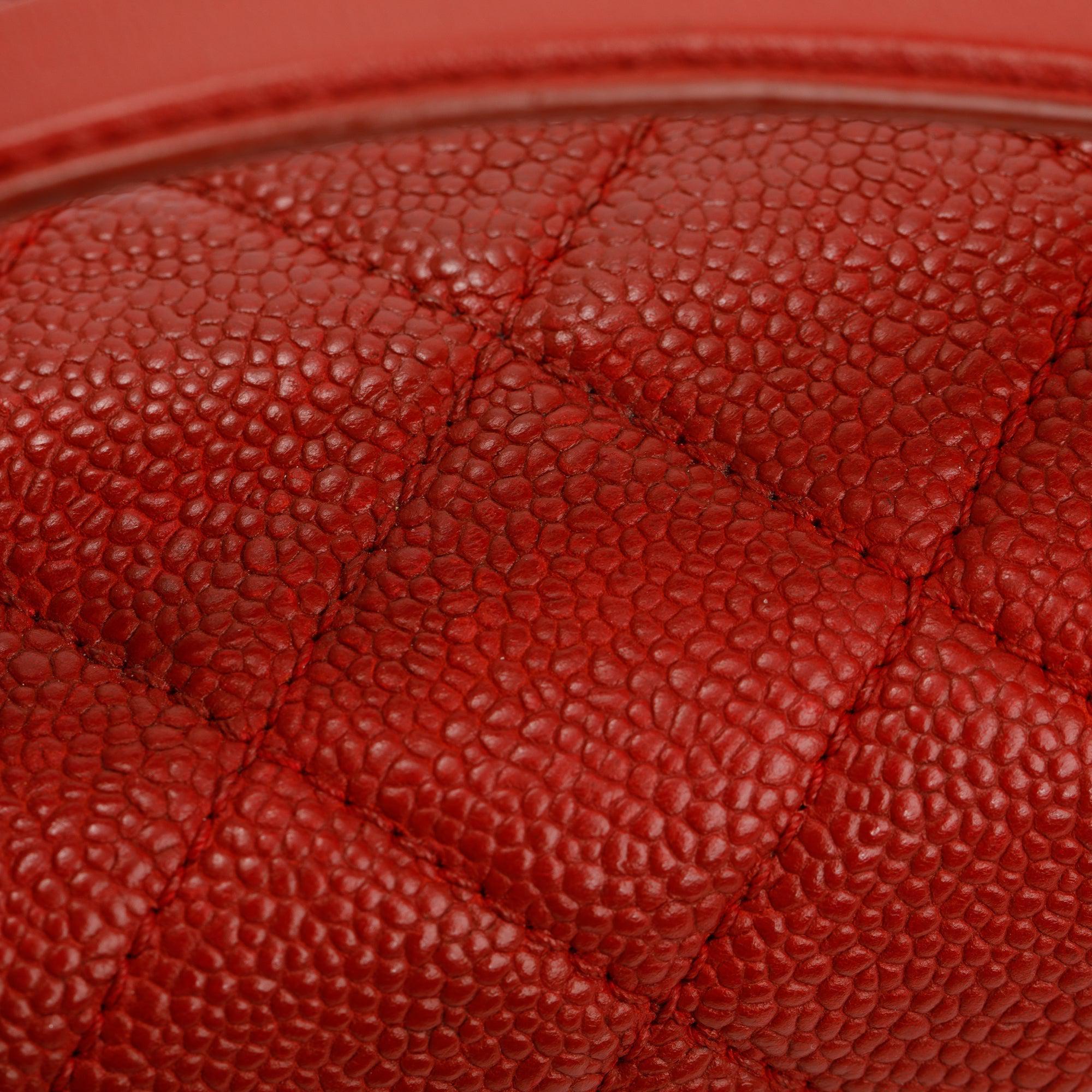 Chanel Red Caviar Leather Medium Urban Day Flap Bag
