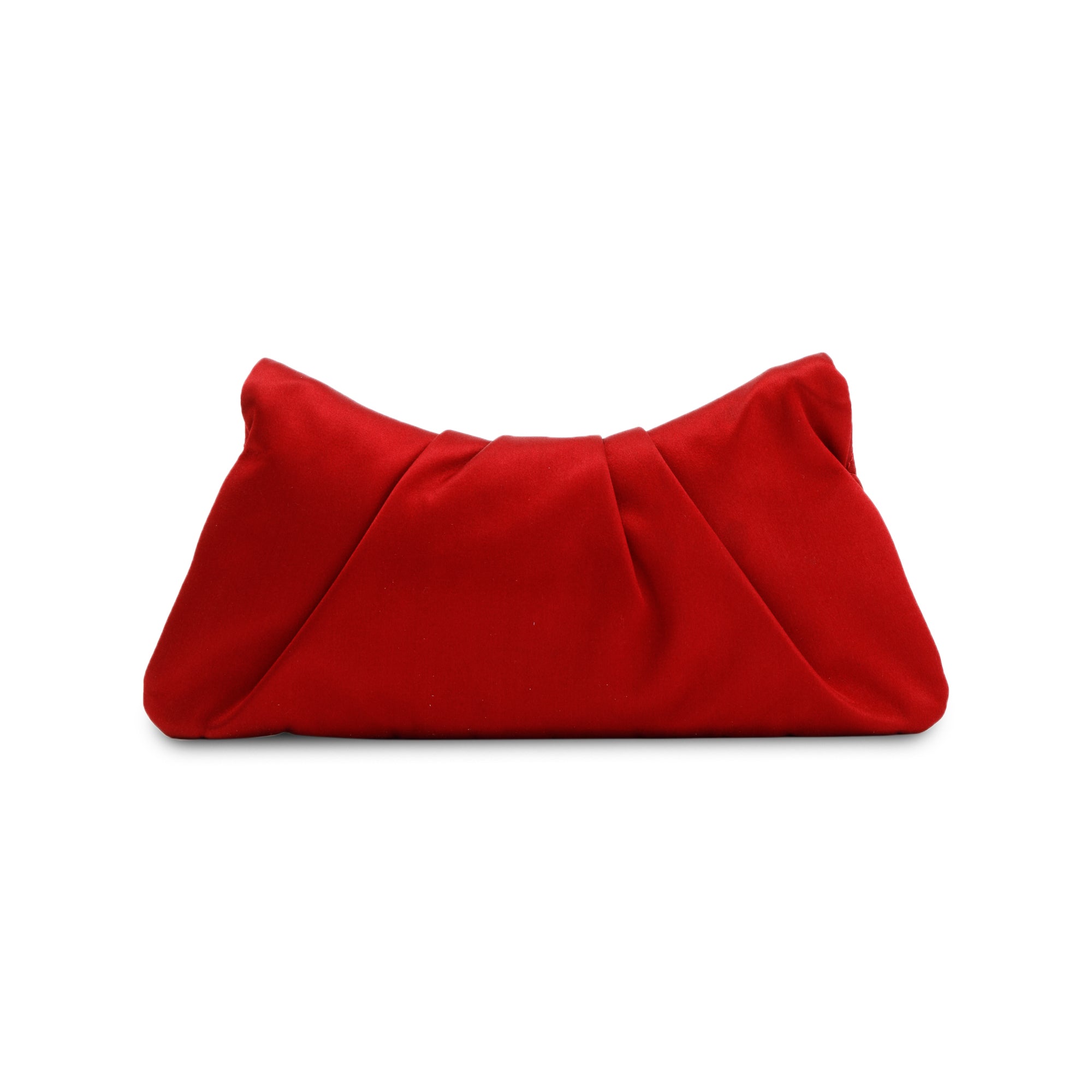 Chanel Satin Half Moon Clutch w/ Authenticity Card