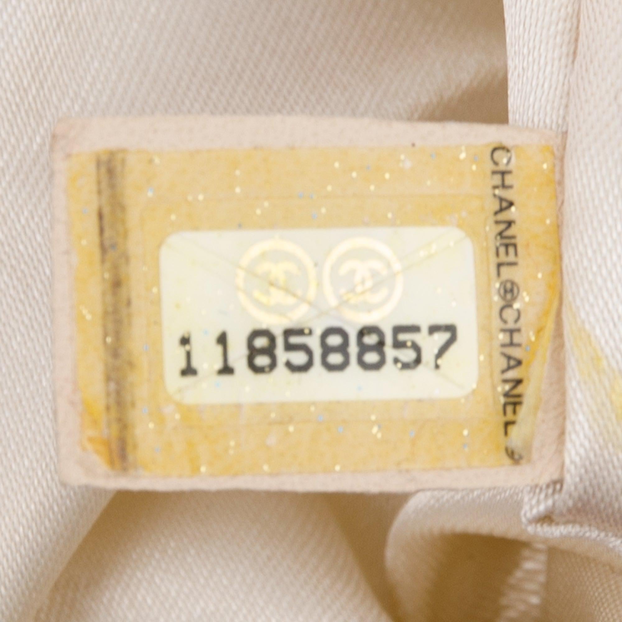 Chanel Satin Half Moon Clutch w/ Authenticity Card