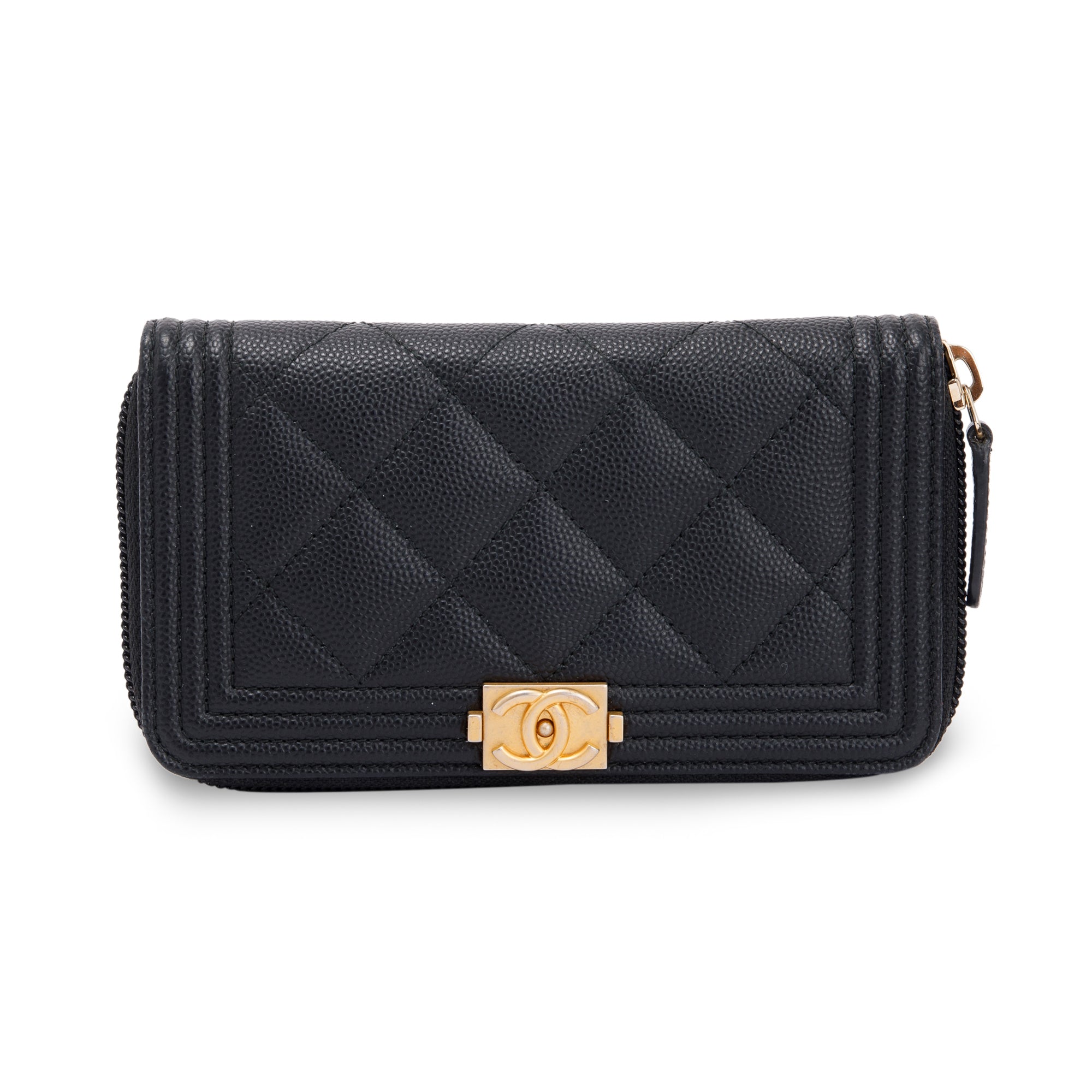 Chanel Small Boy Continental Wallet w/ Box