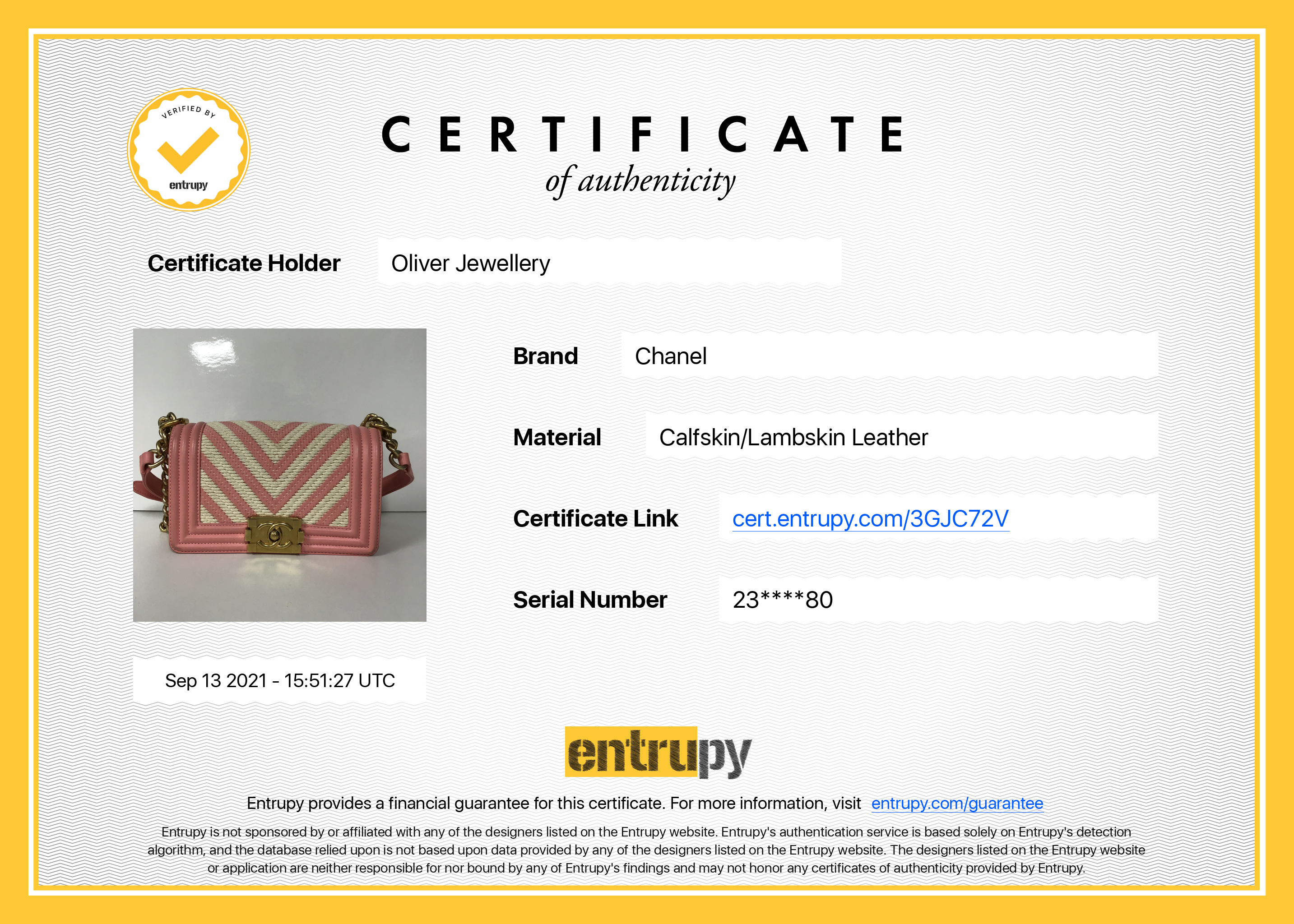 Chanel Small Braided Chevron Boy Bag