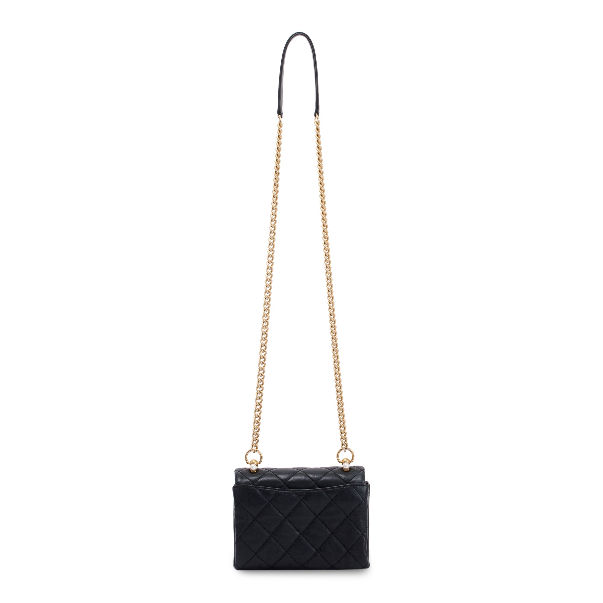 Authentic Chanel RECEIPT | 22S Small Heart Lambskin Crossbody Belt Bag  Black New