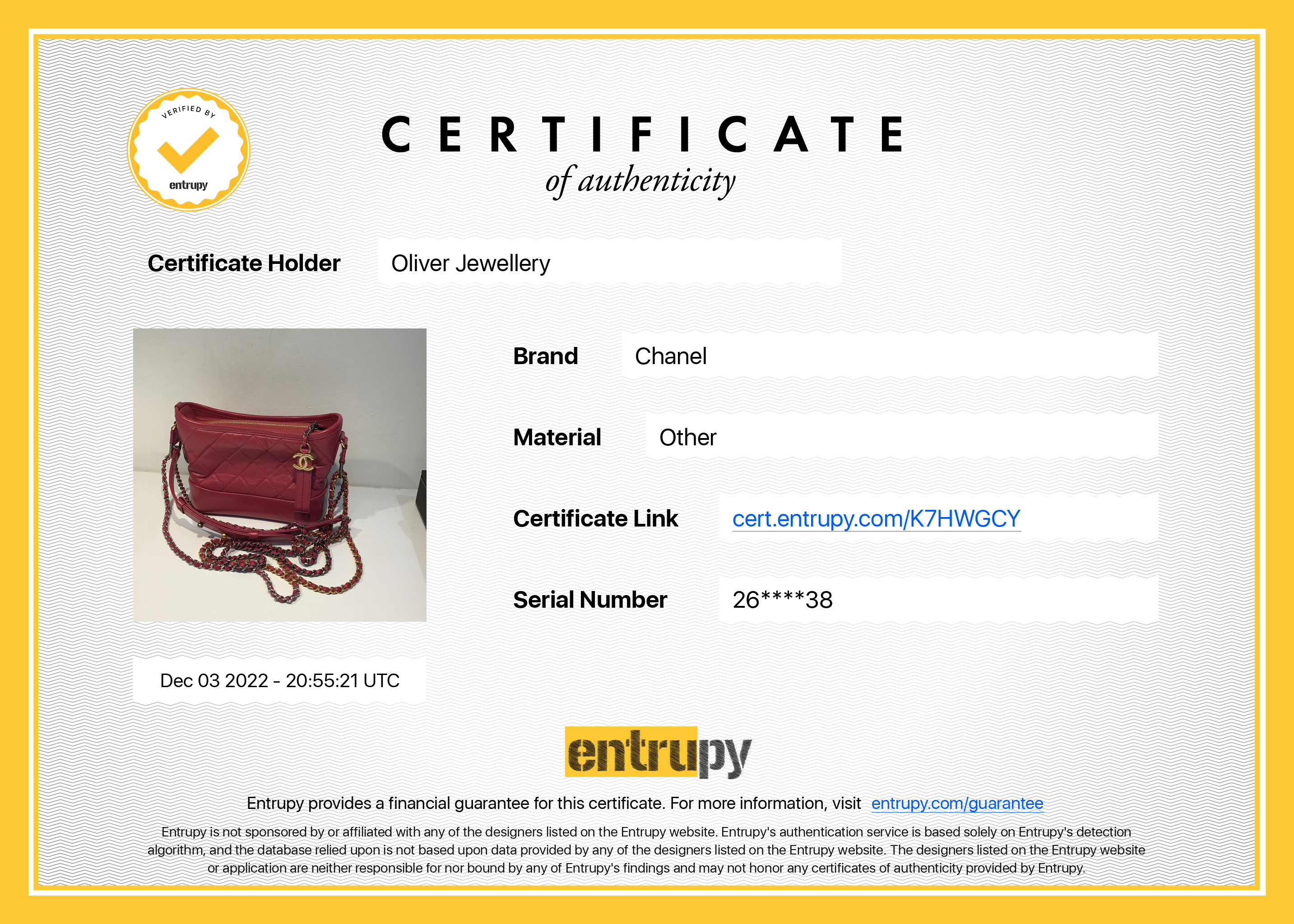 Chanel Small Gabrielle Hobo