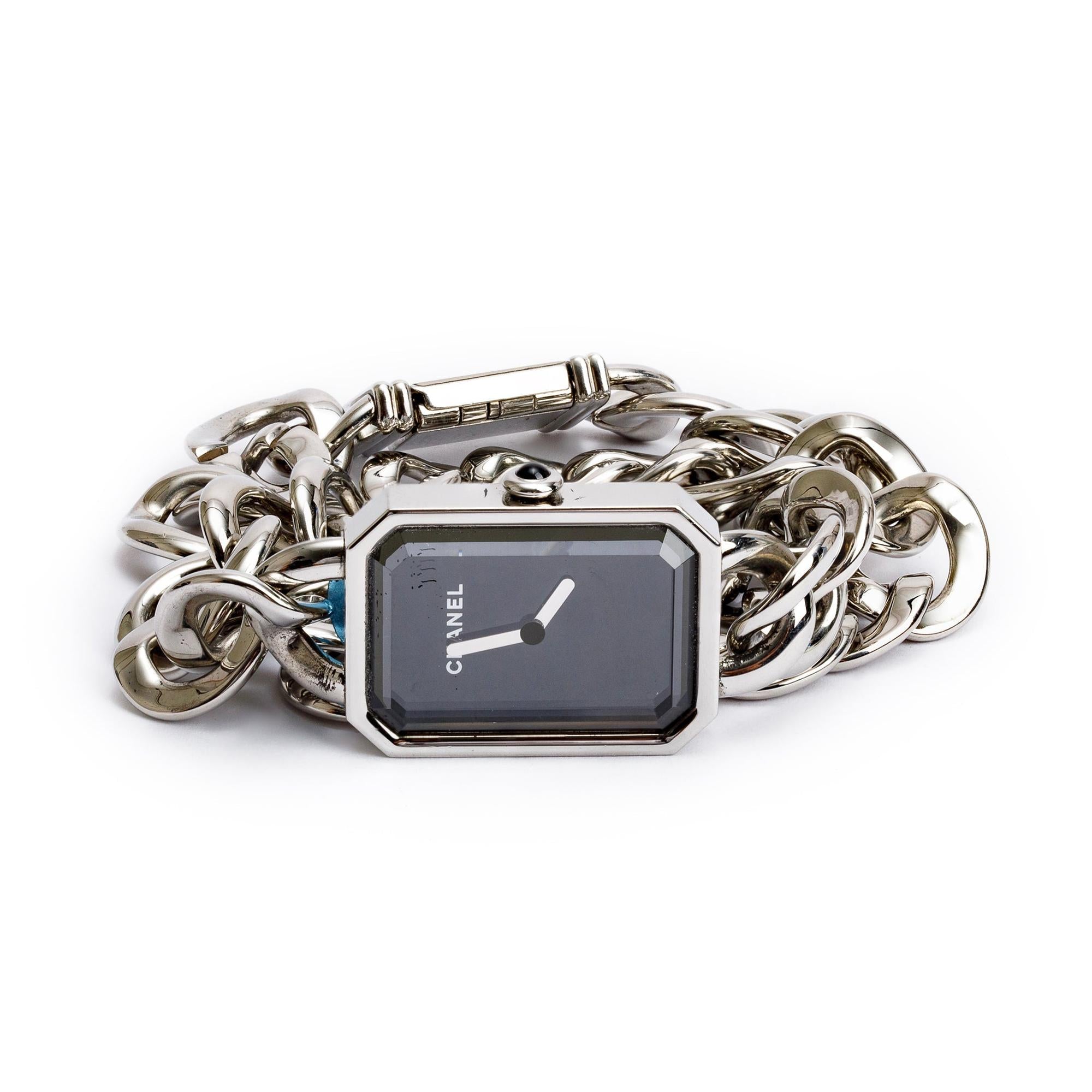 Chanel Stainless Steel Premiere Gourmette Watch H4199
