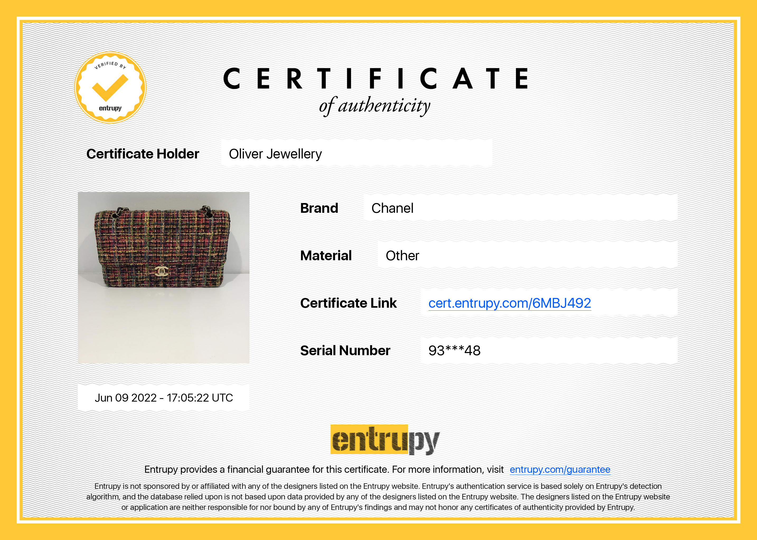 Chanel Tweed Medium Classic Double Flap Bag