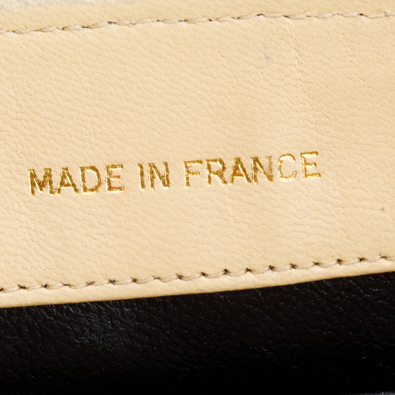 Chanel Vintage Beige Quilted CC Shoulder Bag