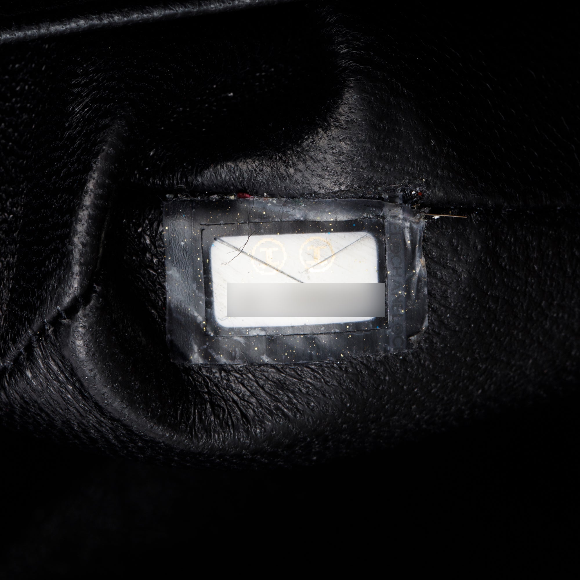 Chanel Vintage Black Caviar Square Classic Jumbo Single Flap Bag w/ Authenticity Card