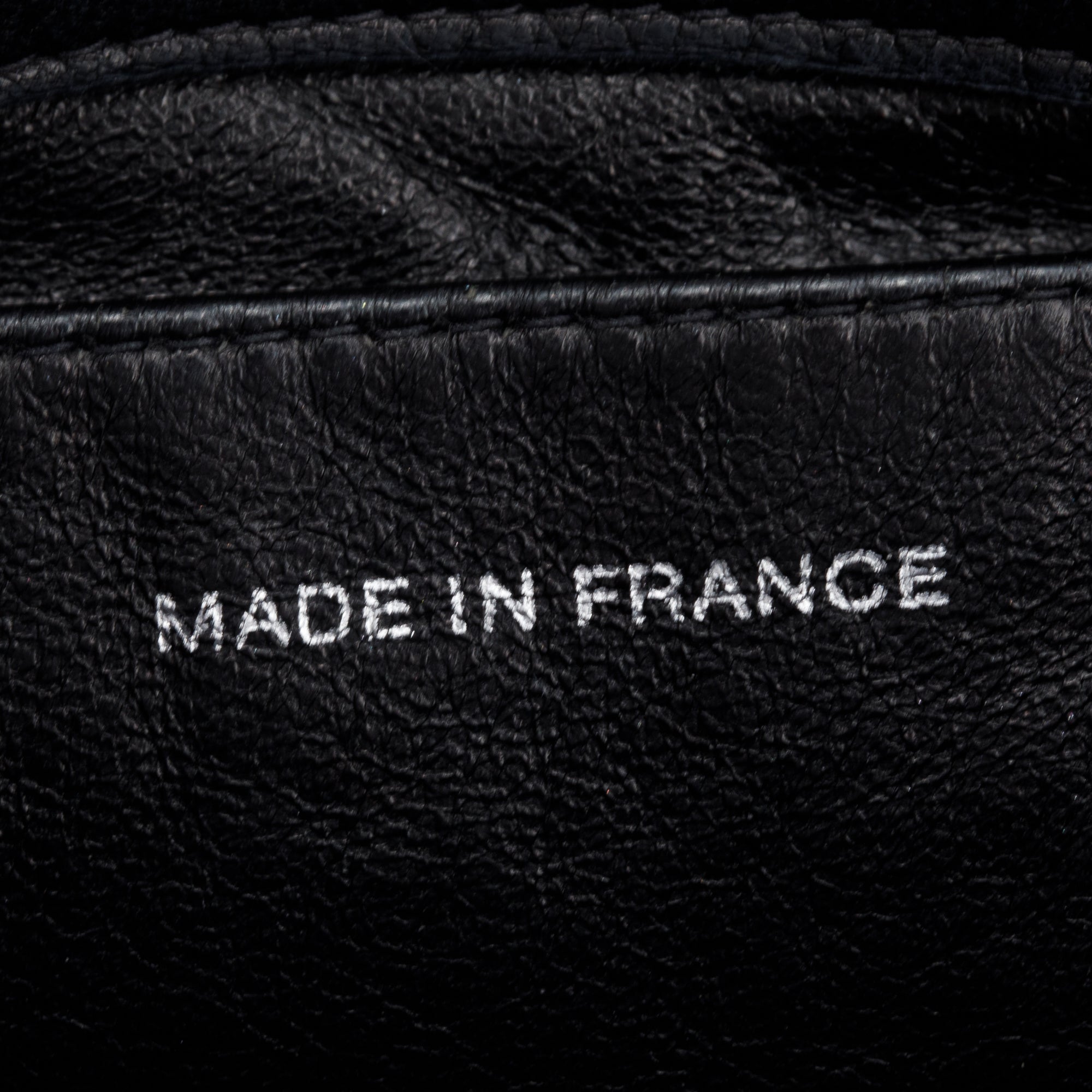 Chanel Vintage Black Quilted Lambskin Leather Tag Mini Tote Bag