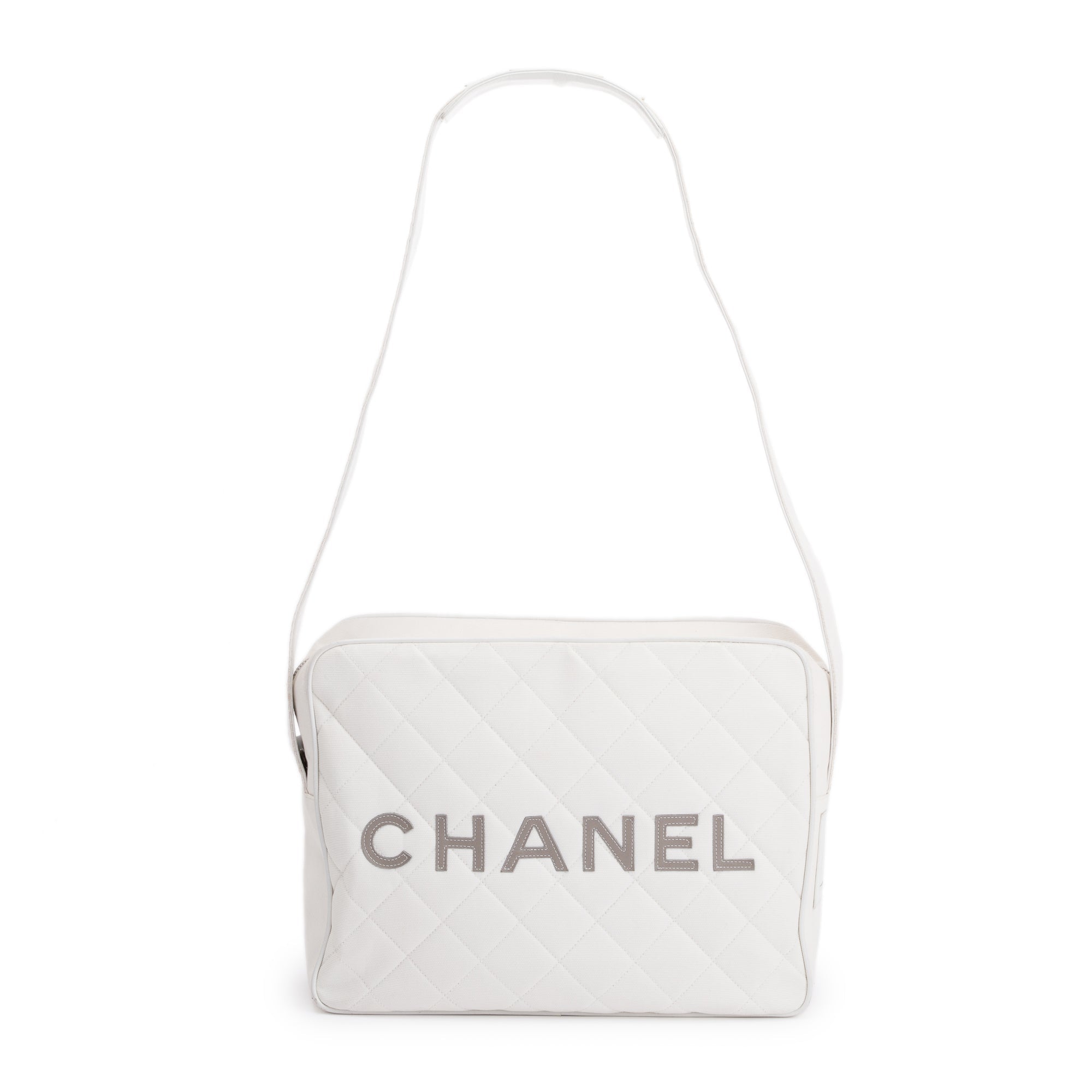 Chanel Vintage Canvas Sport Messenger Bag