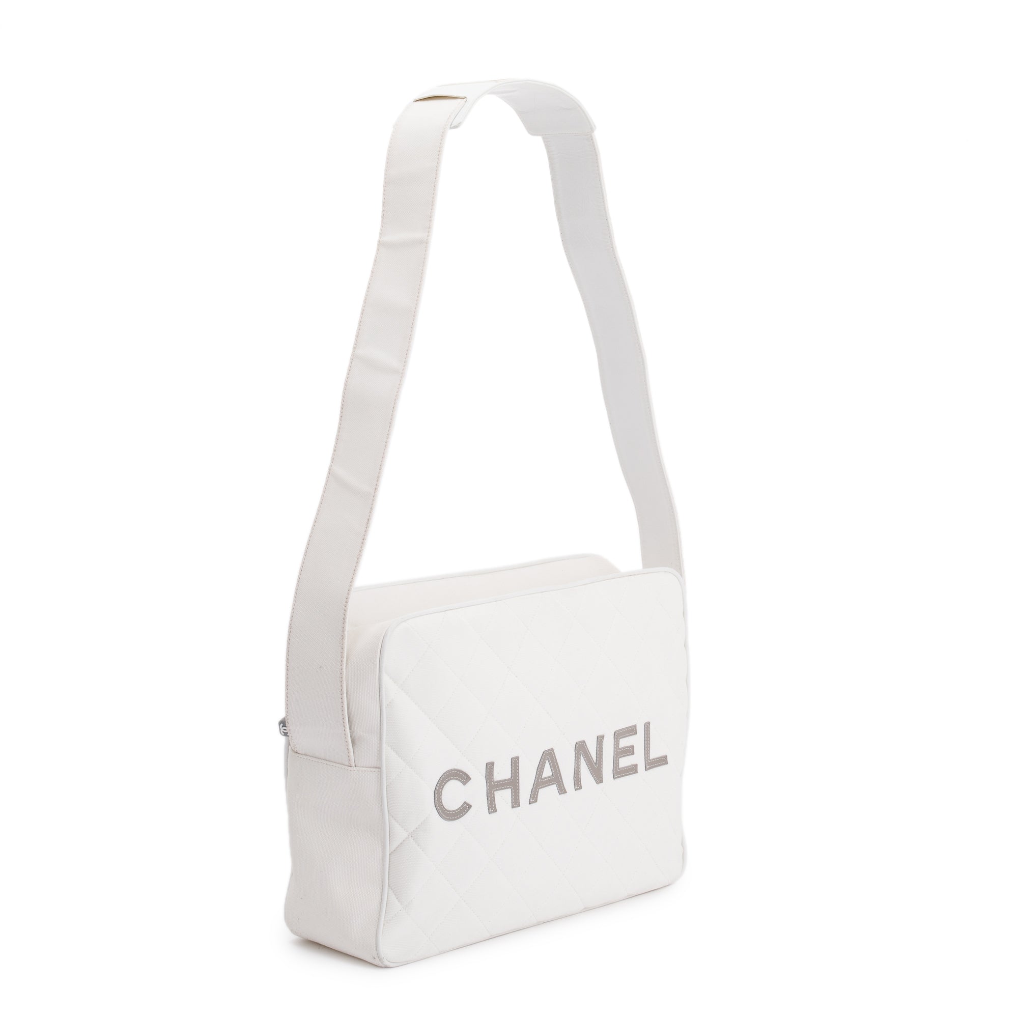 Chanel Vintage Canvas Sport Messenger Bag