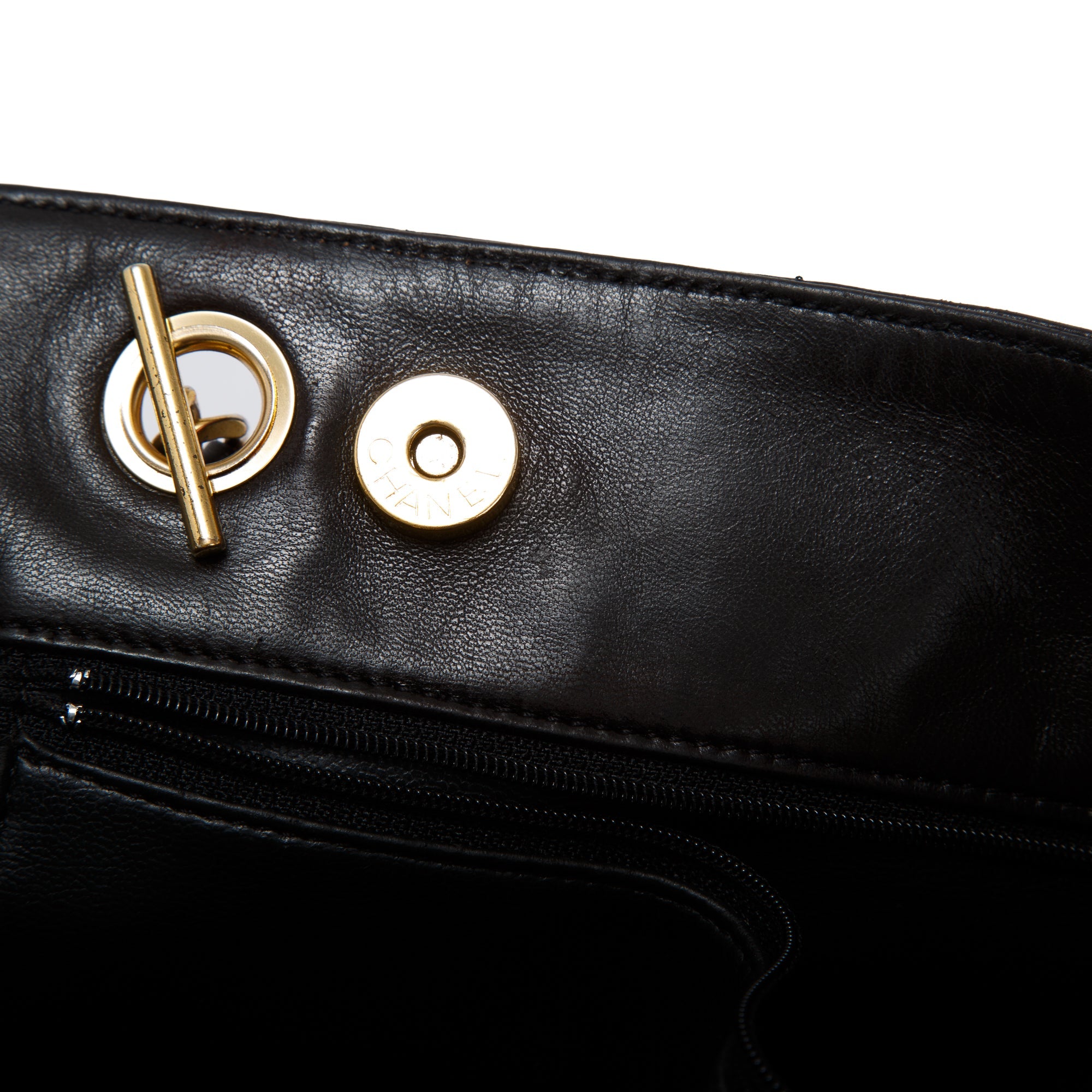 Chanel Vintage Quilted Leather Tote