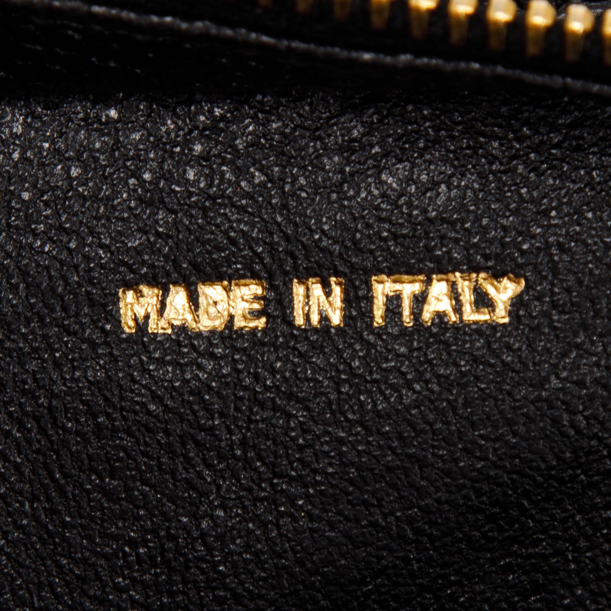 Chanel Vintage Zip Chain Small Shoulder Bag w/ Authenticity Card