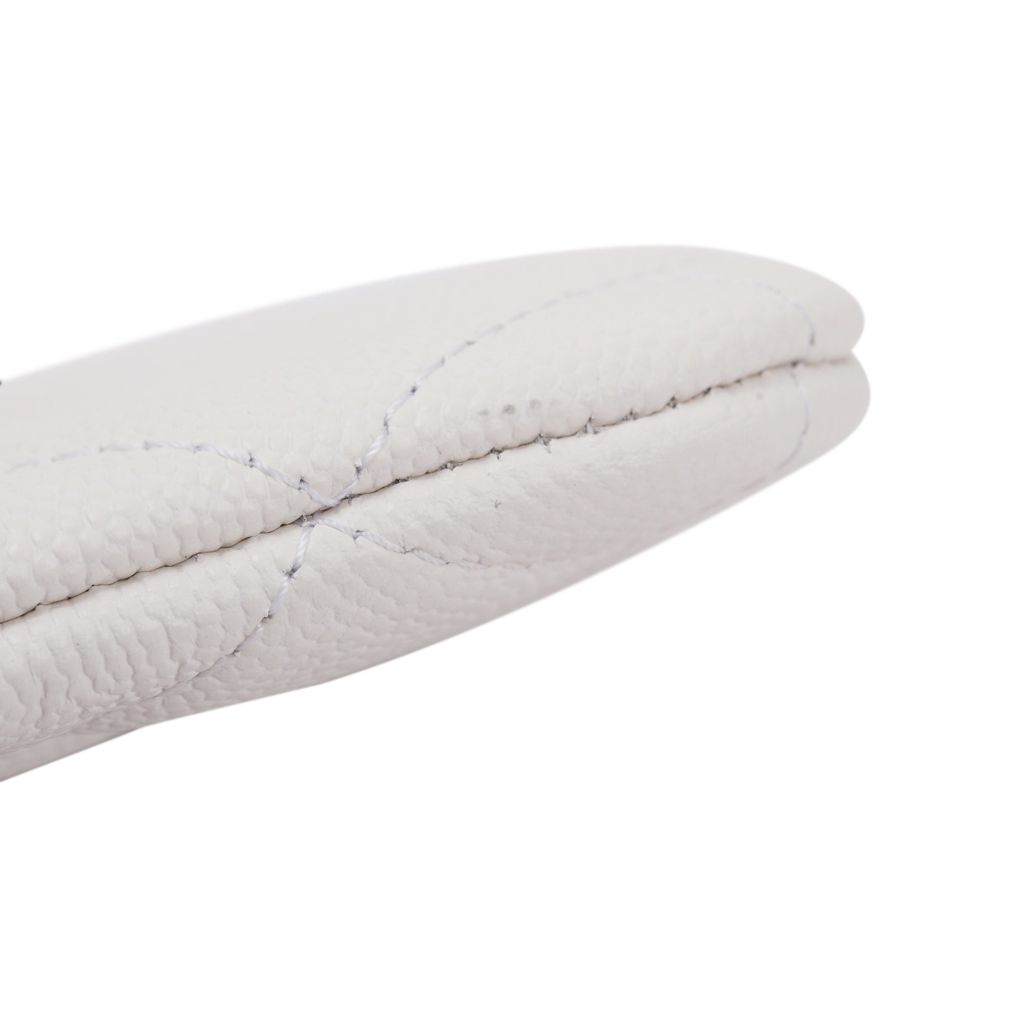 Chanel White Caviar Classic Mini O-Case Pouch w/ Box & Authenticity Card