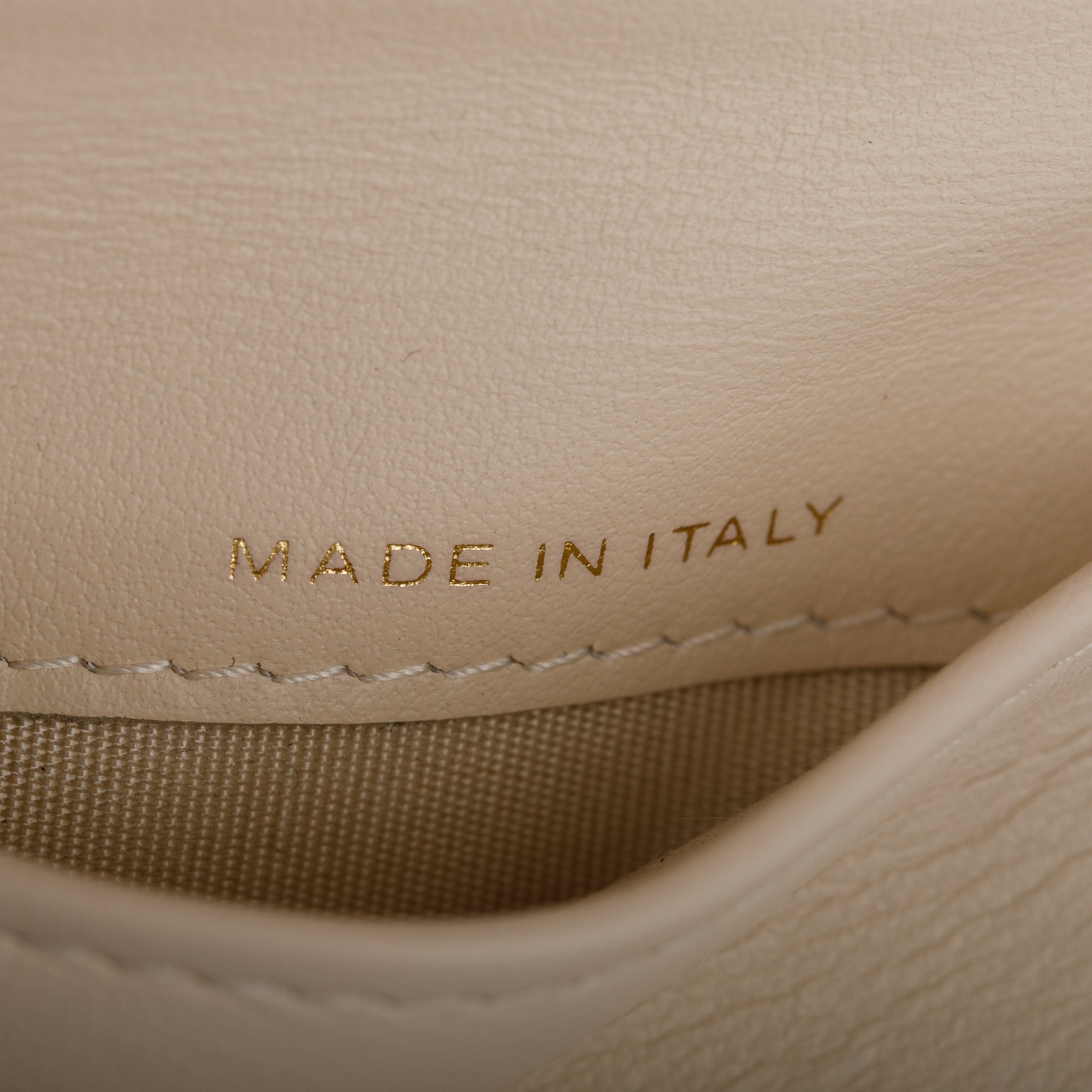 Chanel White Quilted Leather Small 19 Flap Wallet w/ Authenticity Card