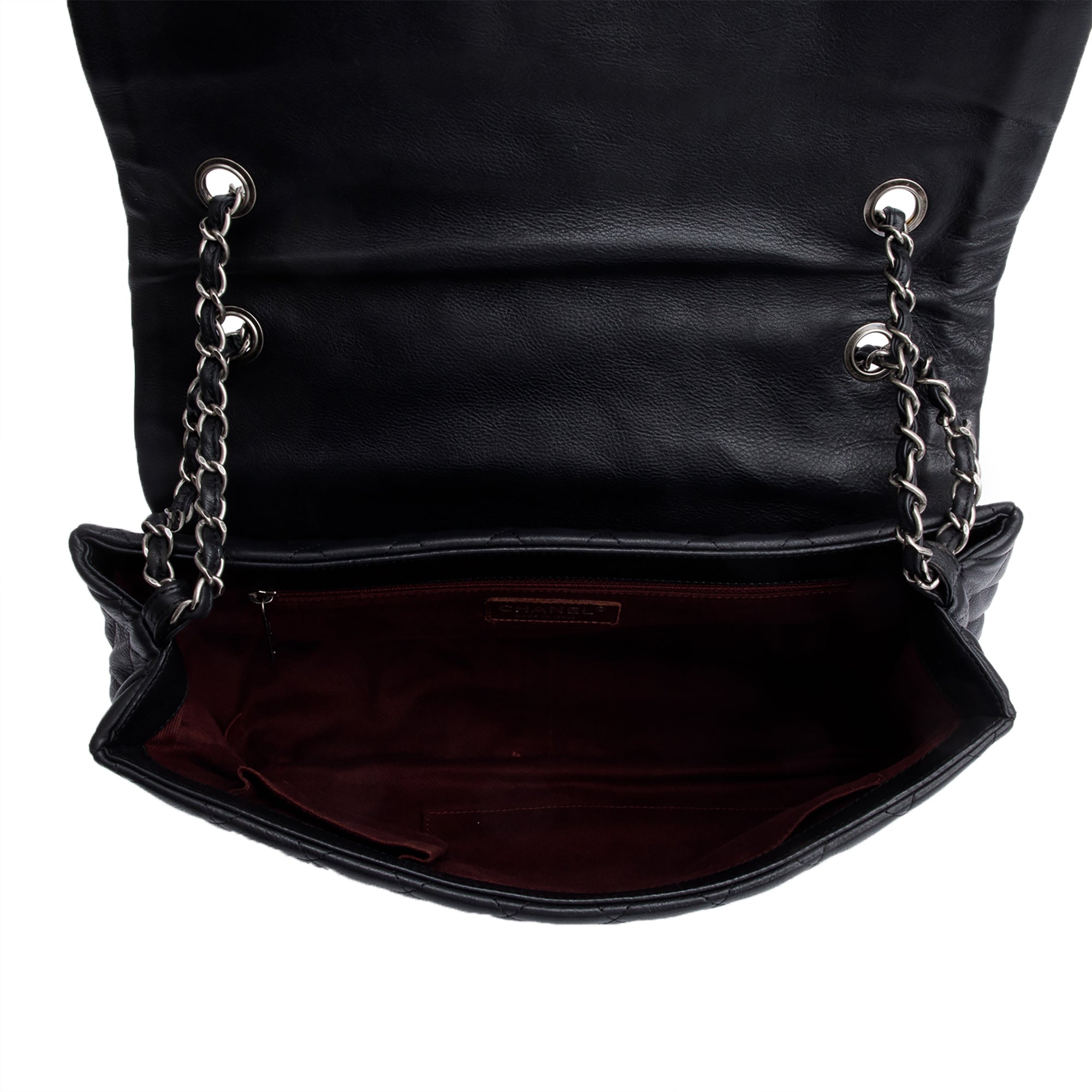 Chanel Black Caviar Leather Istanbul Flap Bag