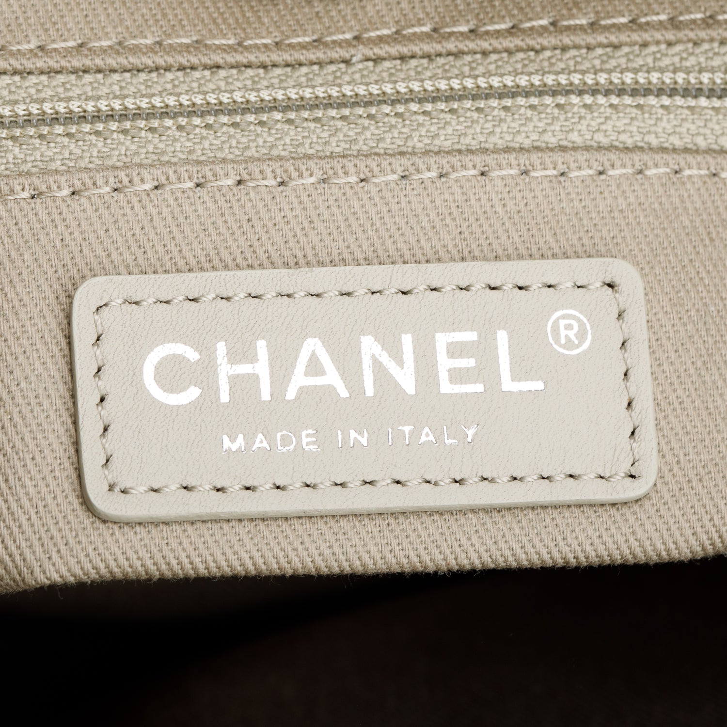 Chanel Green Canvas Mini Deauville Tote