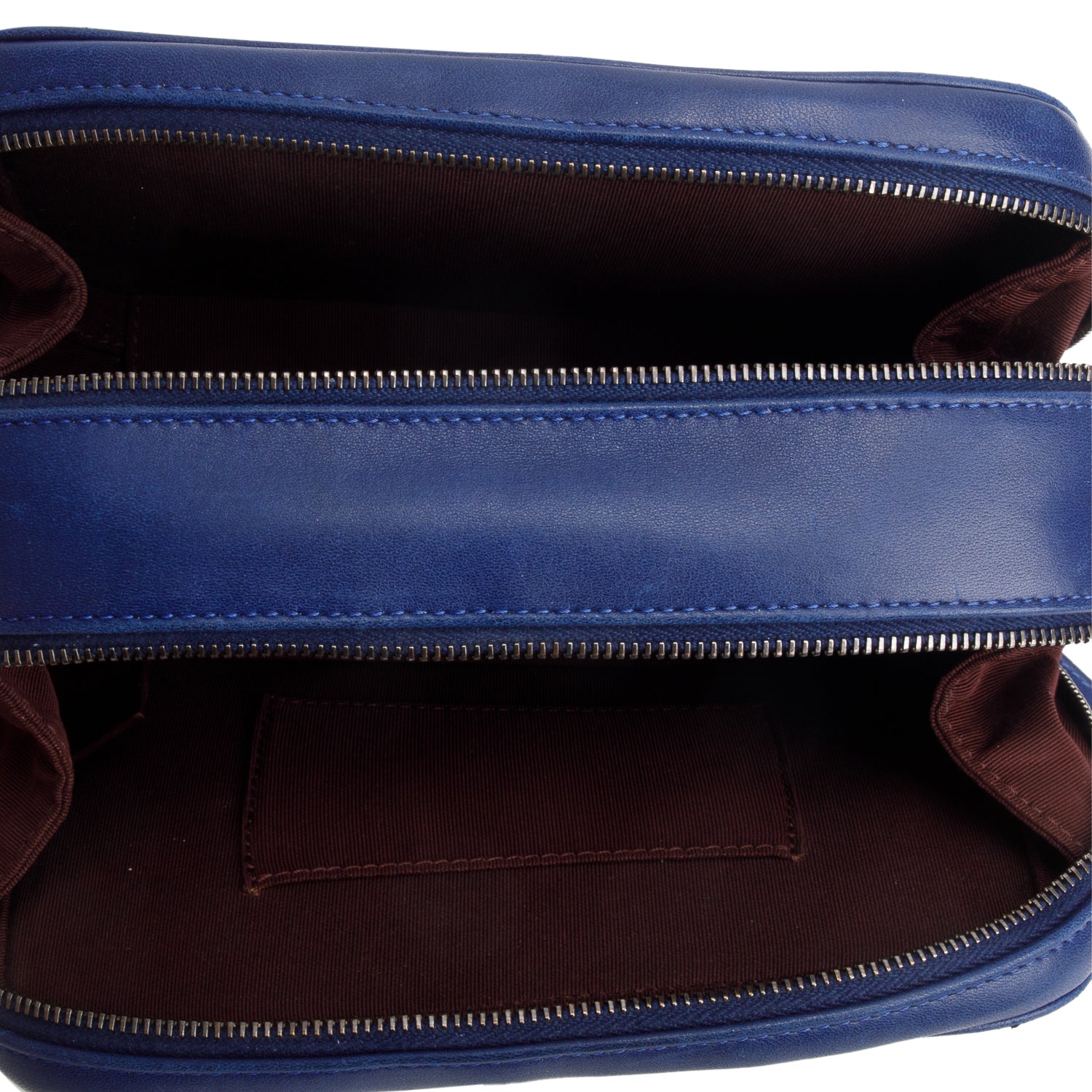 Chanel Blue Lambskin Quilted Small Coco Boy Camera Bag