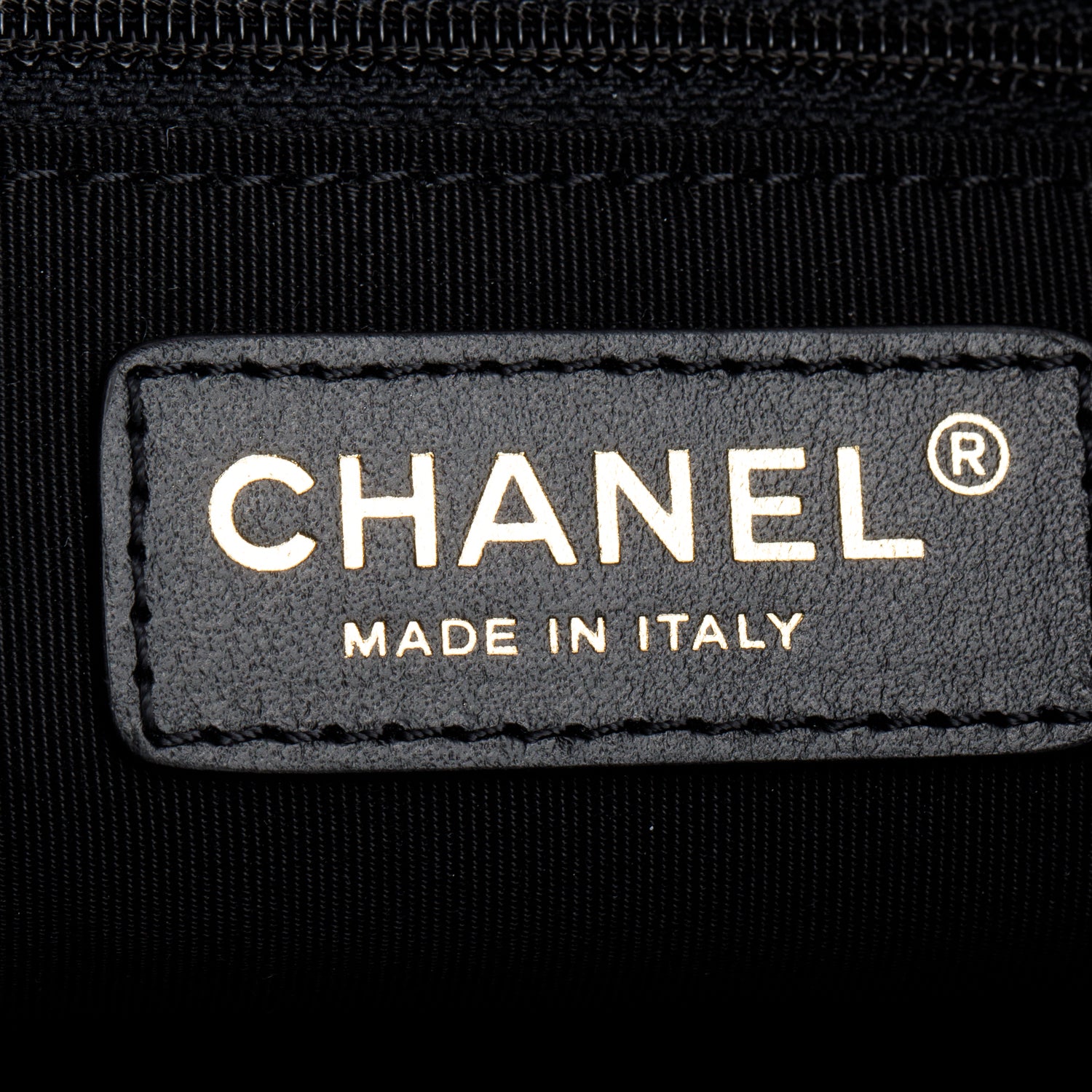 Chanel Black Lambskin CC Drawstring Large Shopping Tote w/ Authenticity Card