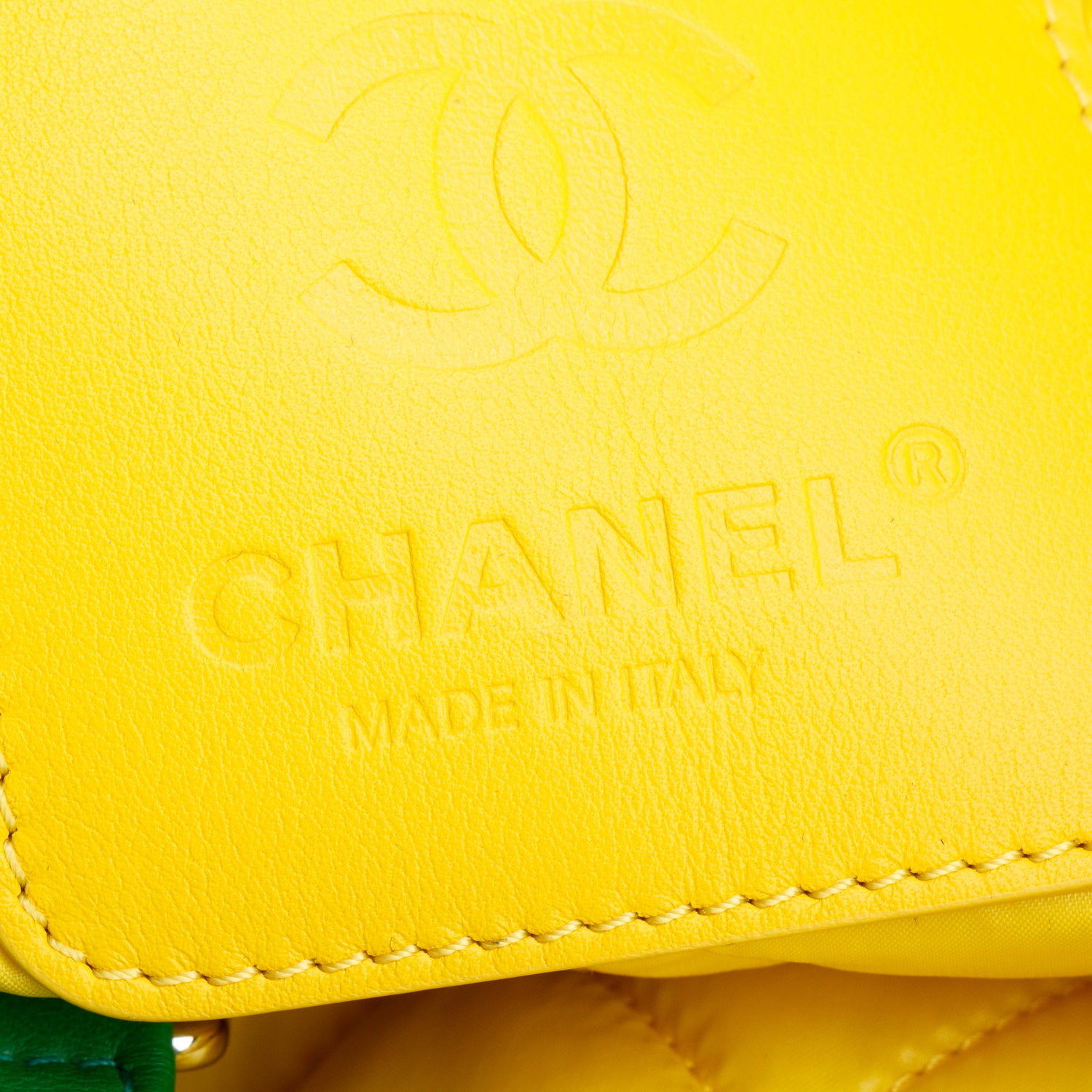 Chanel x Pharrell Williams Green Terry Cloth Coco Cocoon Tote