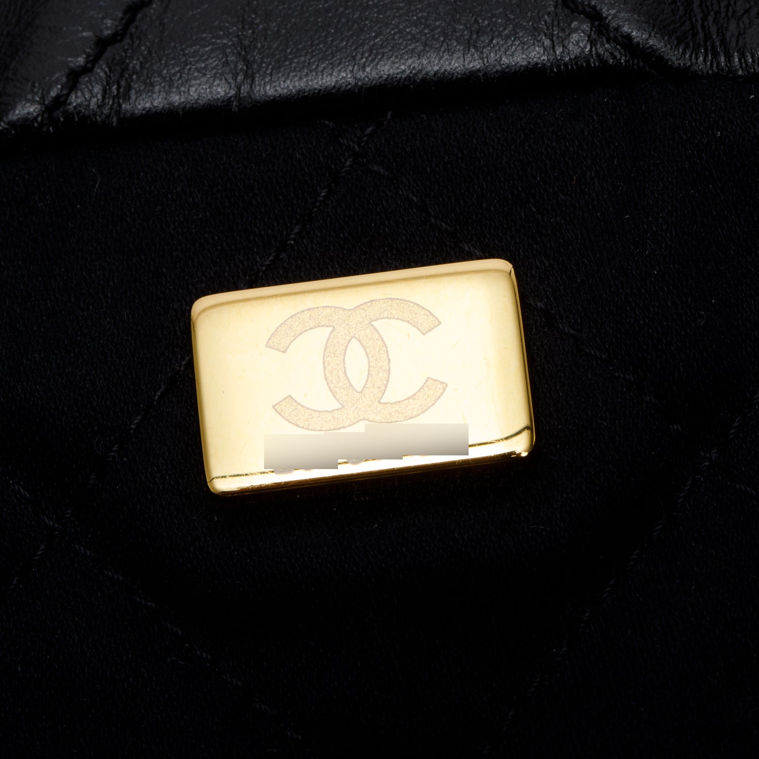 Chanel Black Shiny Calfskin Leather Chanel 22 Hobo w/ Pouch