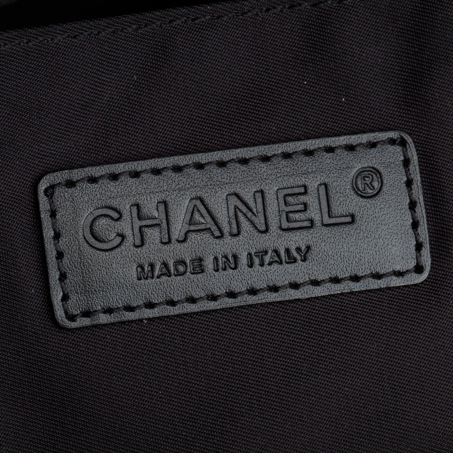 Chanel Brown Nylon Travel Ligne Tote w/ Pouch