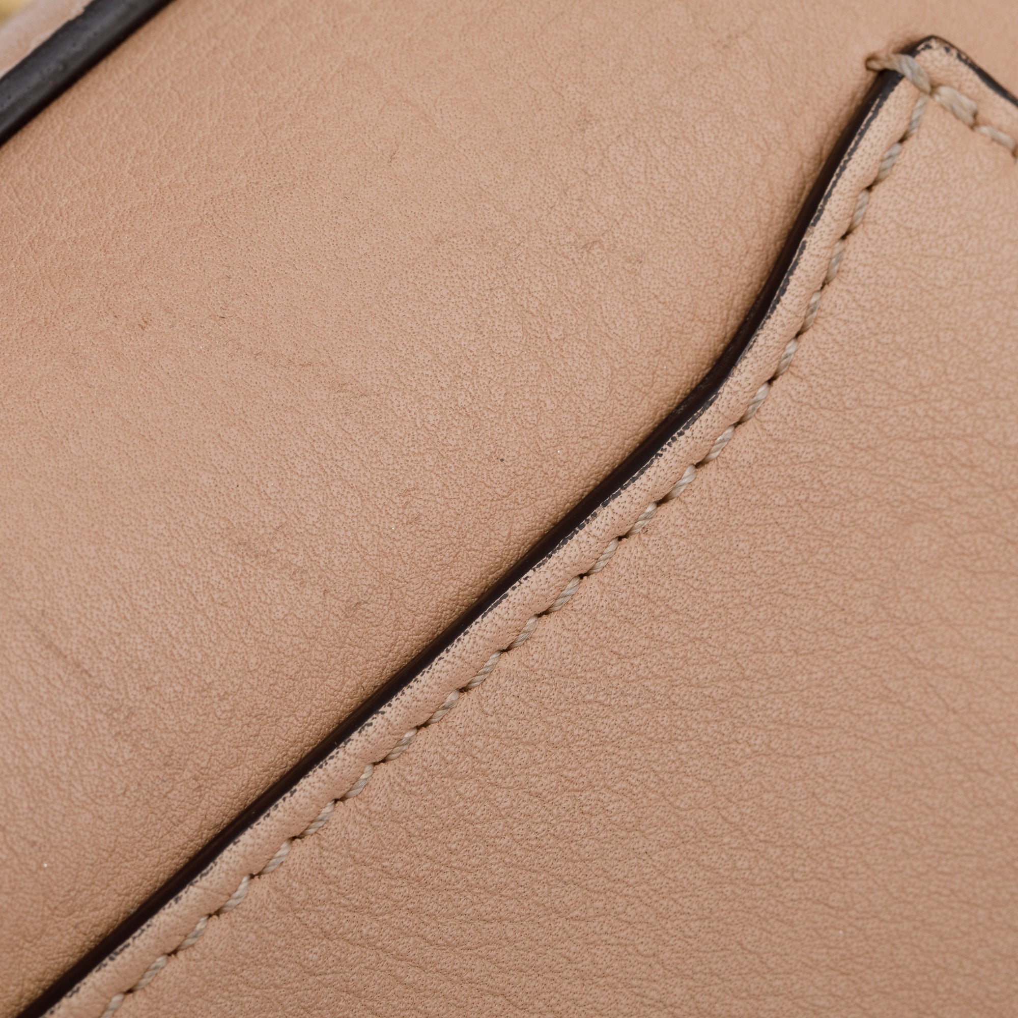 Chloe Beige Calfskin Leather Nile Bracelet Crossbody Bag